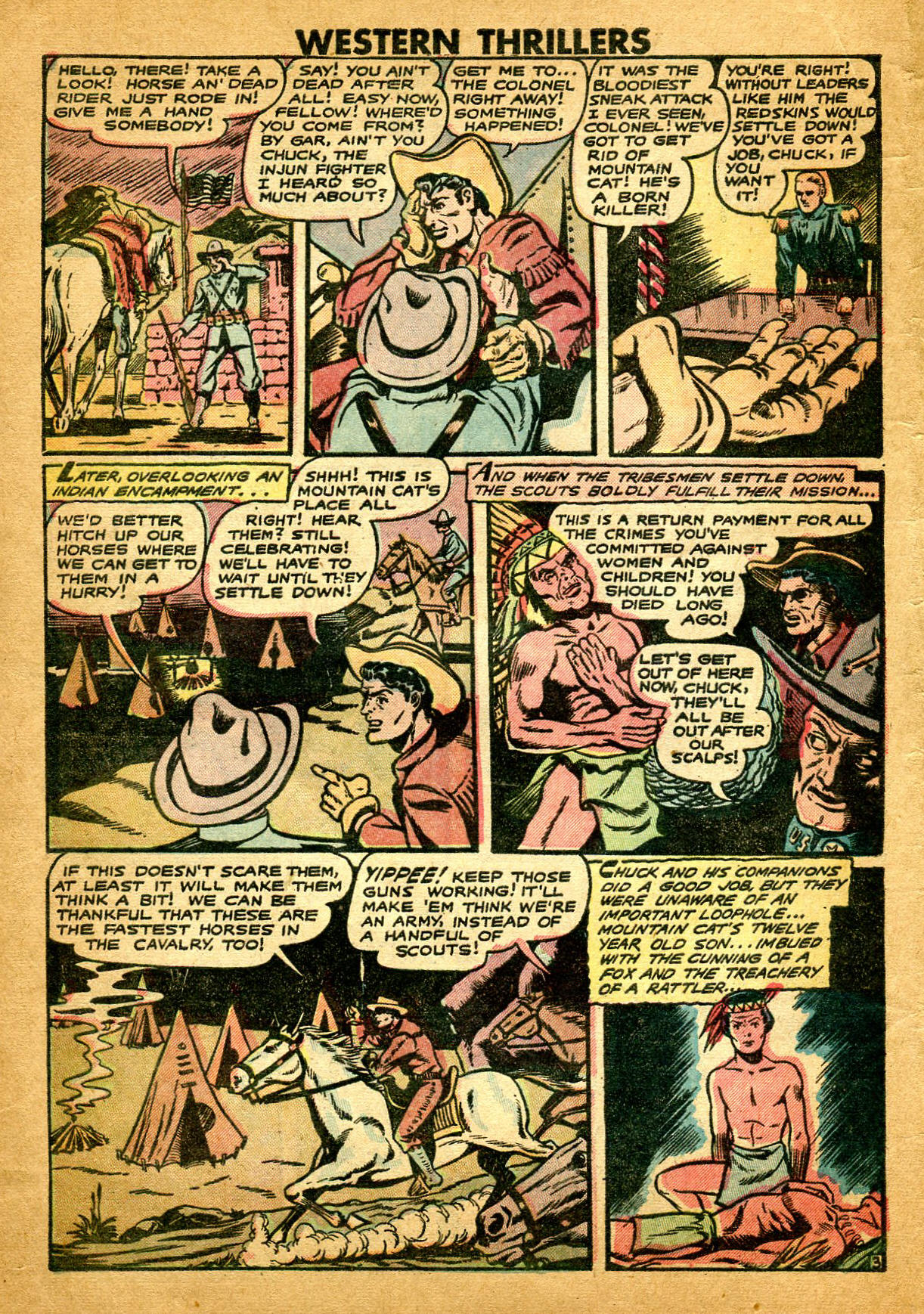 Read online Western Thrillers (1948) comic -  Issue #5 - 4
