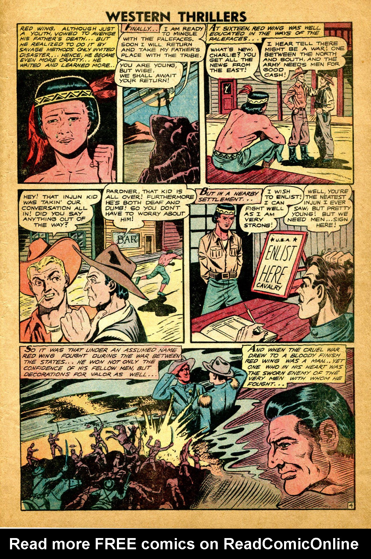 Read online Western Thrillers (1948) comic -  Issue #5 - 5