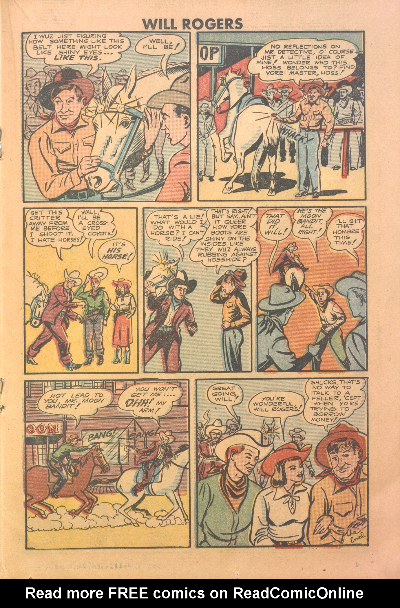 Read online Will Rogers Western comic -  Issue #5 - 19