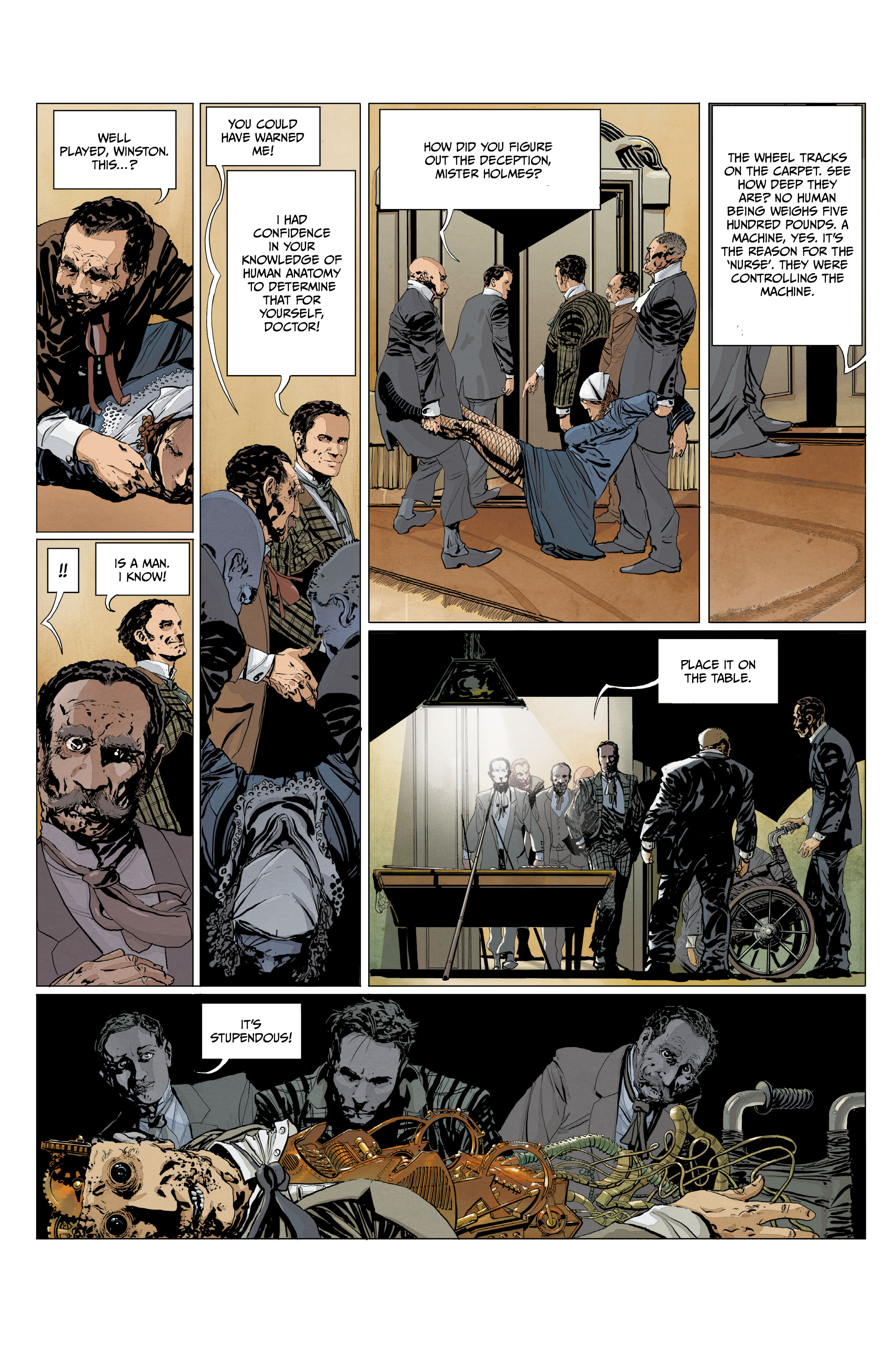 Read online M.O.R.I.A.R.T.Y : The Clockwork Empire comic -  Issue #1 - 16