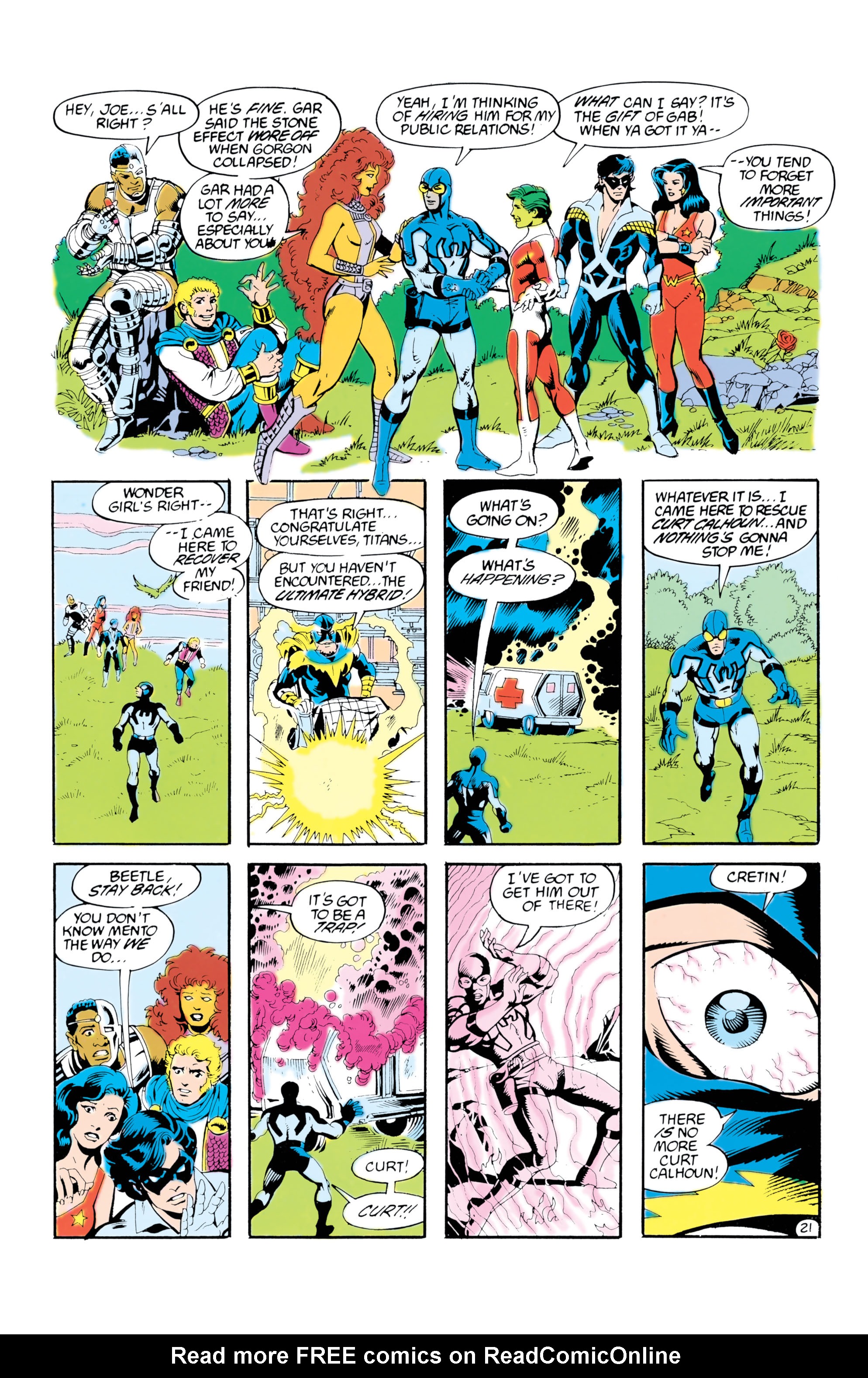 Read online Blue Beetle (1986) comic -  Issue #12 - 21