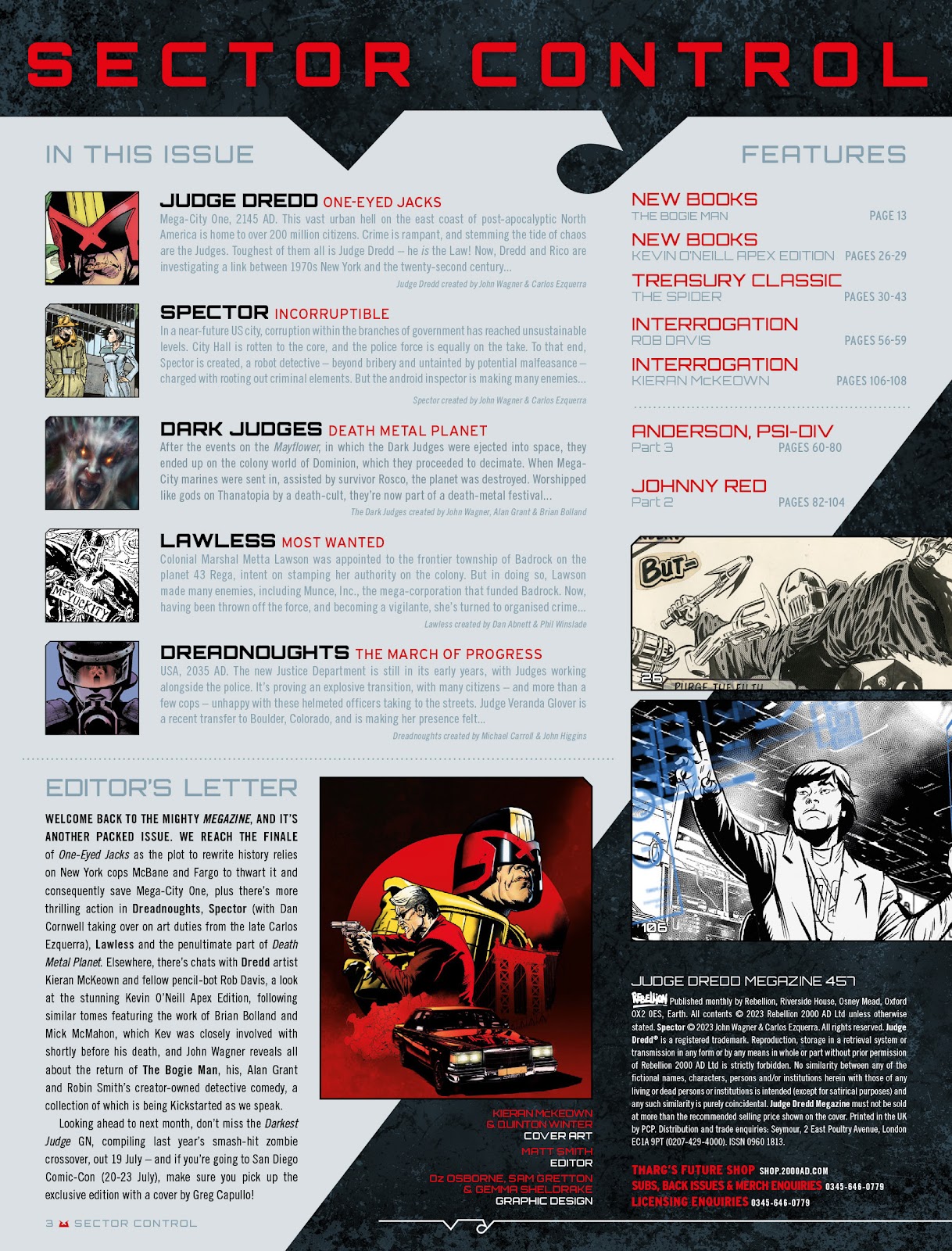 Judge Dredd Megazine (Vol. 5) issue 457 - Page 3
