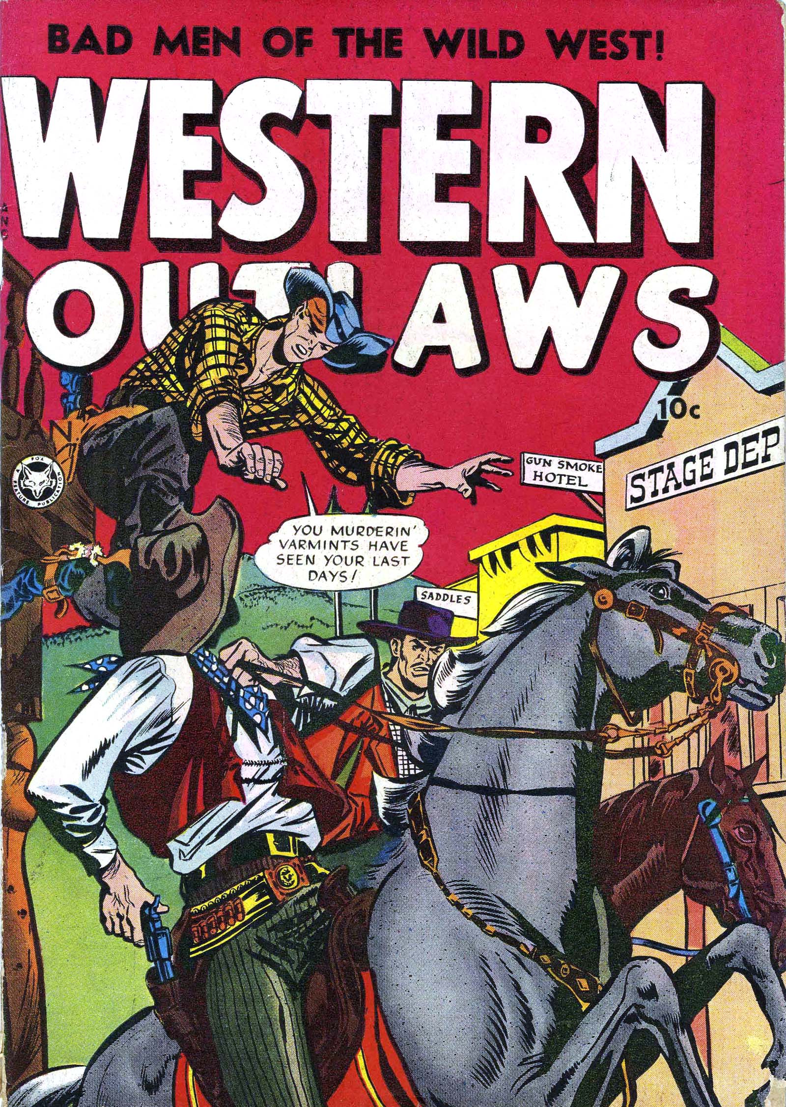 Read online Western Outlaws (1948) comic -  Issue #19 - 1