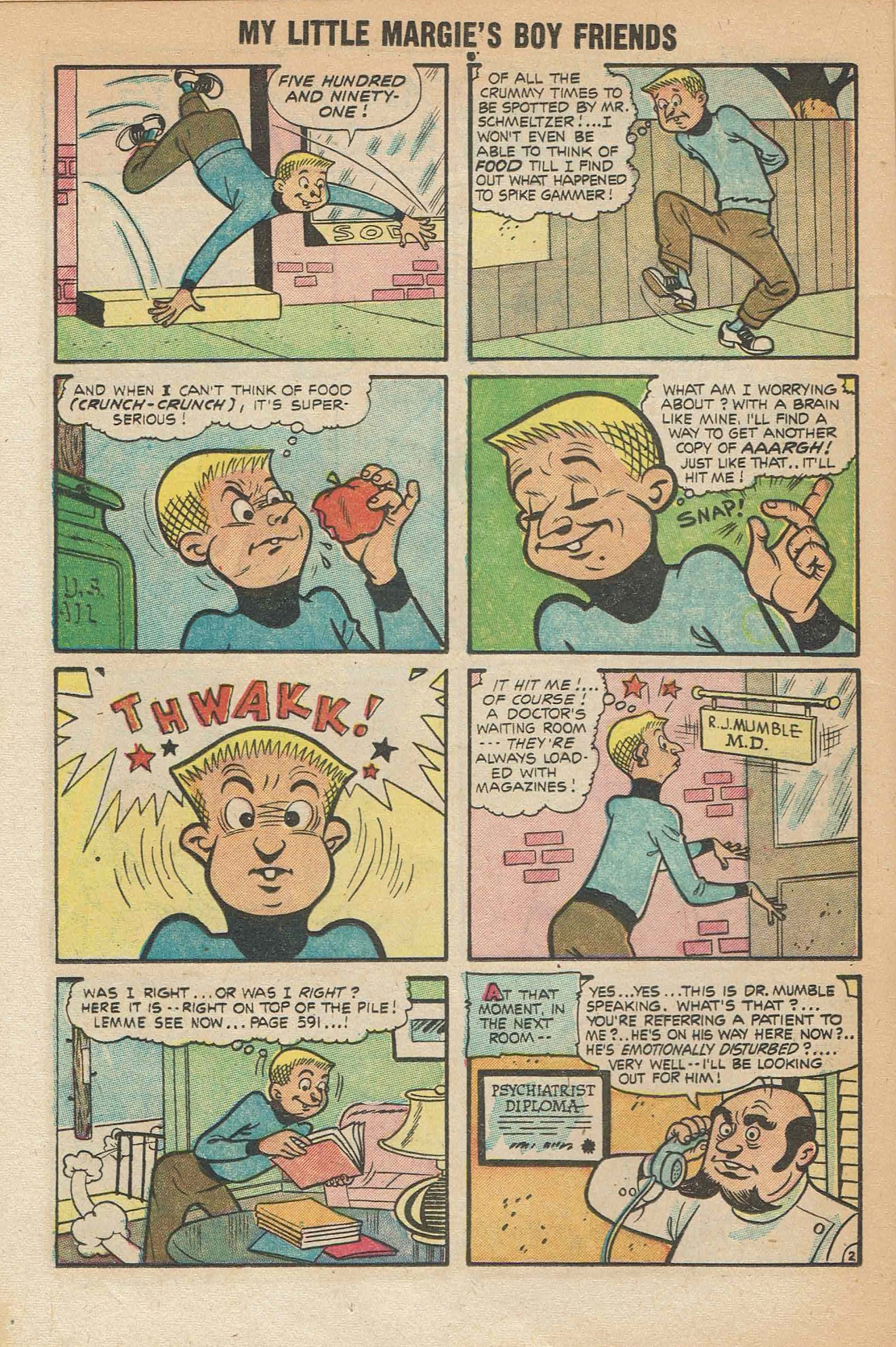 Read online My Little Margie's Boy Friends comic -  Issue #1 - 20