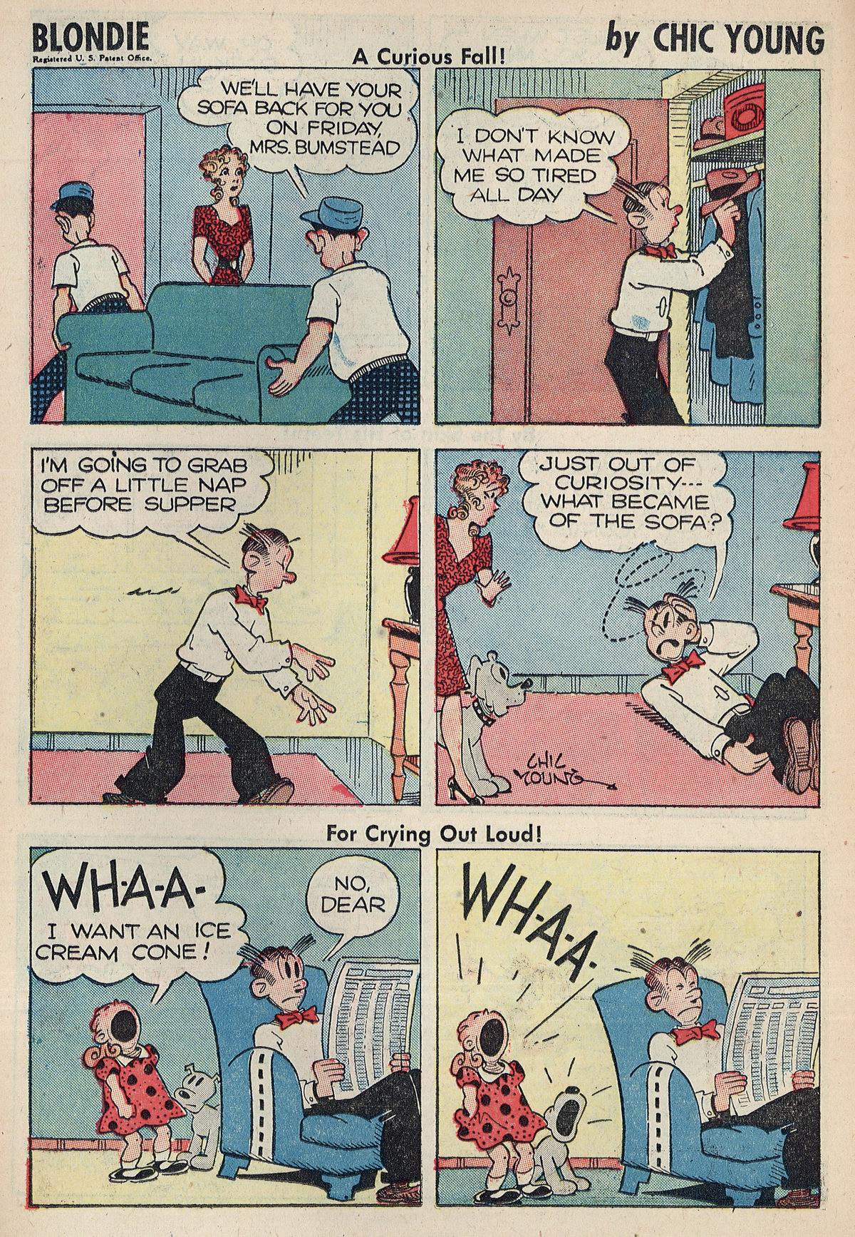 Read online Blondie Comics (1947) comic -  Issue #10 - 14