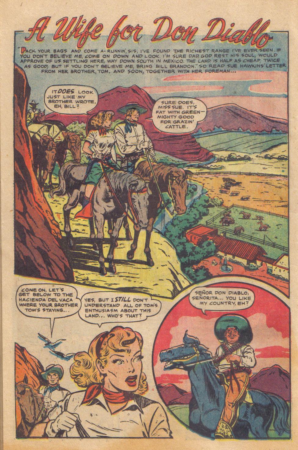Read online Cowgirl Romances (1950) comic -  Issue #6 - 26