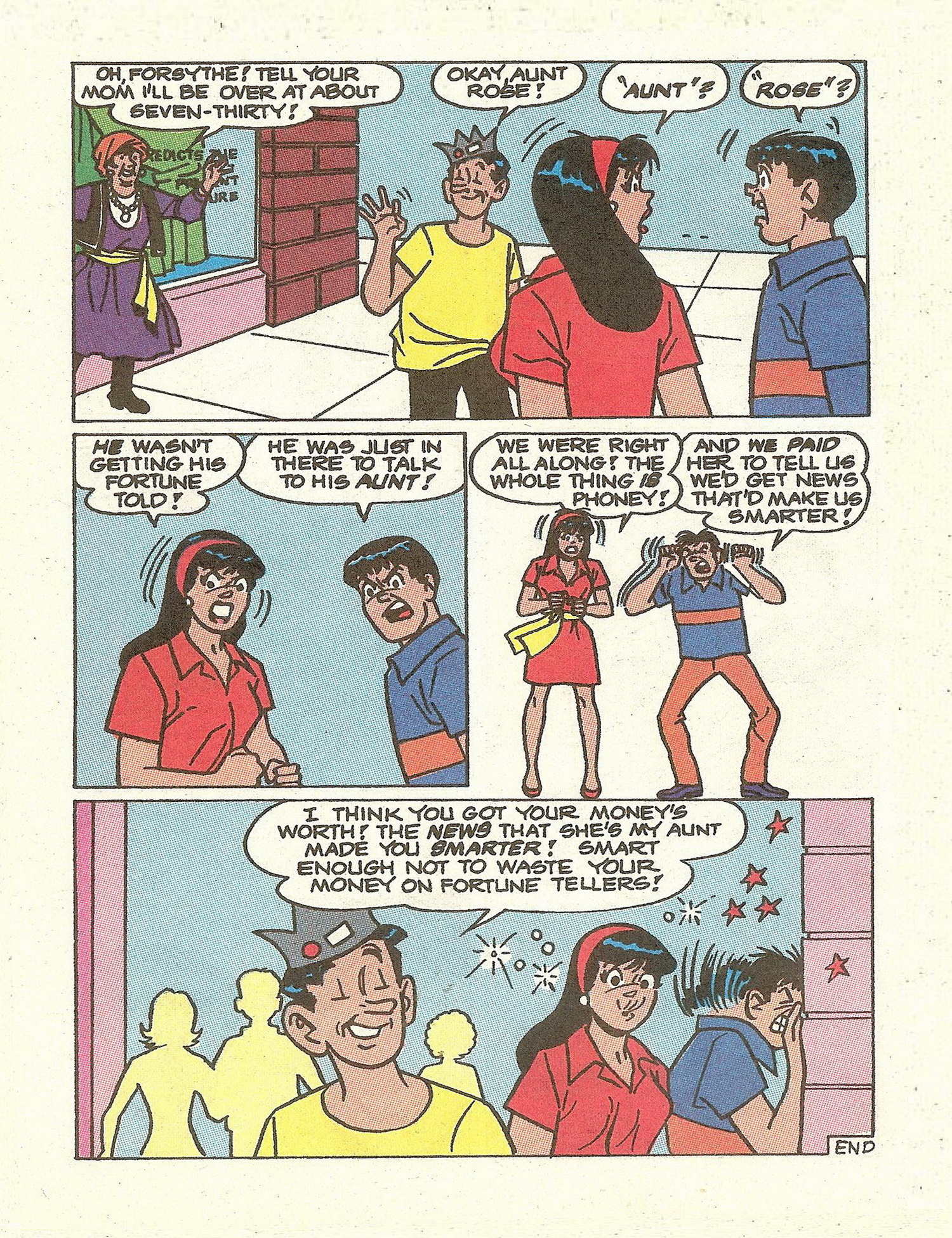 Read online Jughead Jones Comics Digest comic -  Issue #77 - 16