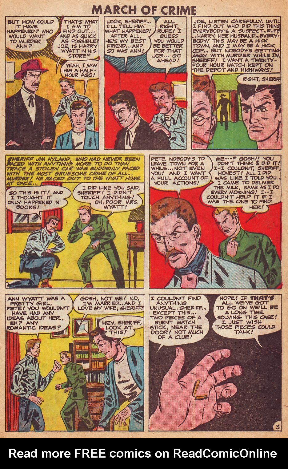 Read online March of Crime comic -  Issue #2 - 4