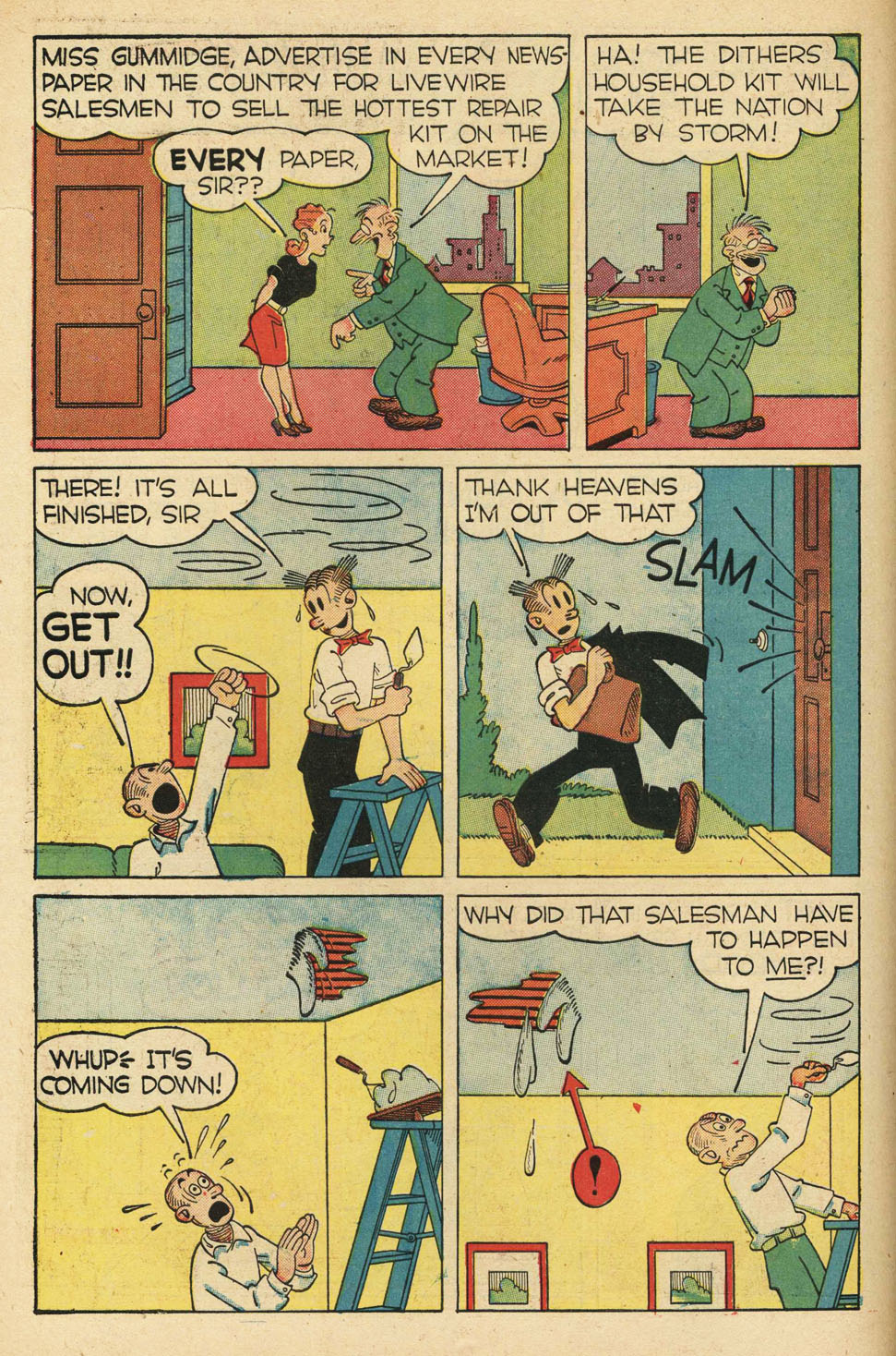 Read online Blondie Comics (1947) comic -  Issue #6 - 10