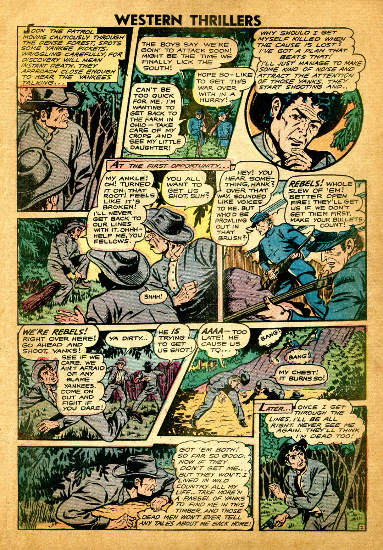 Read online Western Thrillers (1948) comic -  Issue #5 - 13