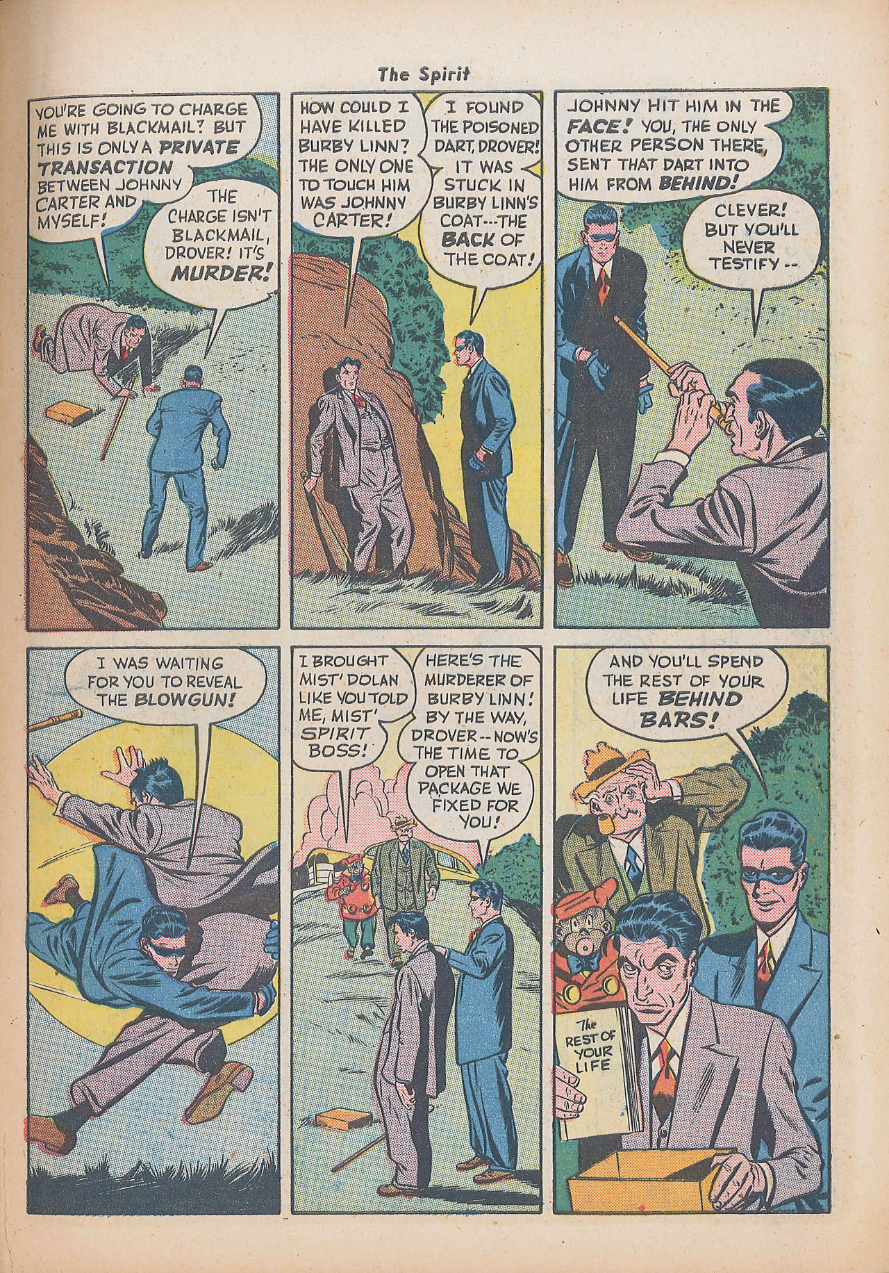 Read online The Spirit (1944) comic -  Issue #9 - 9