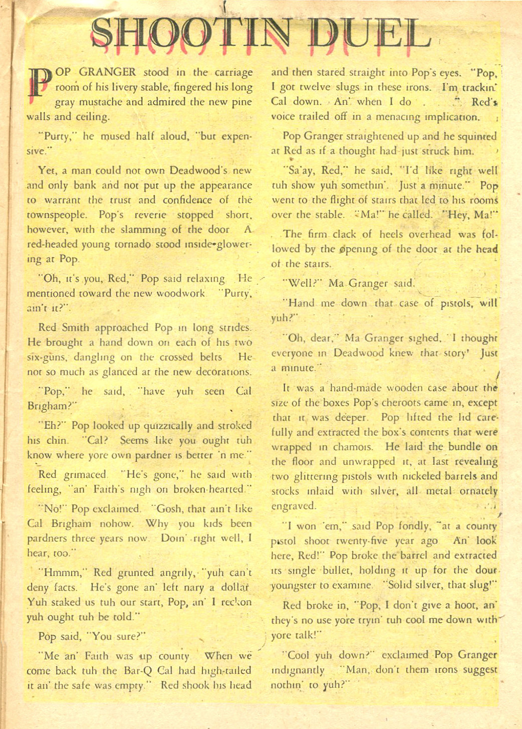 Read online Western Thrillers (1948) comic -  Issue #1 - 23