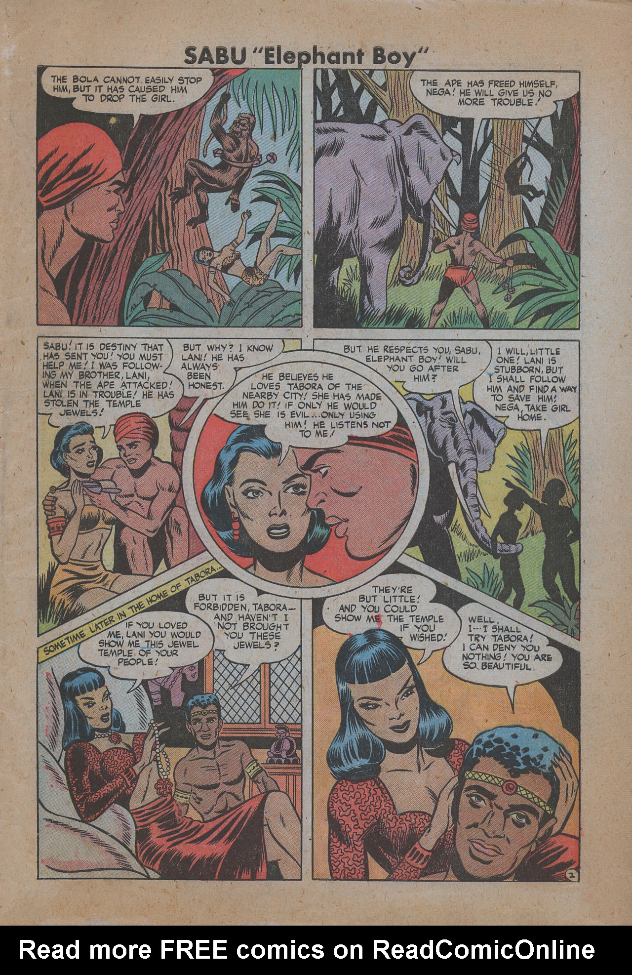 Read online Sabu: Elephant Boy comic -  Issue #2 - 3