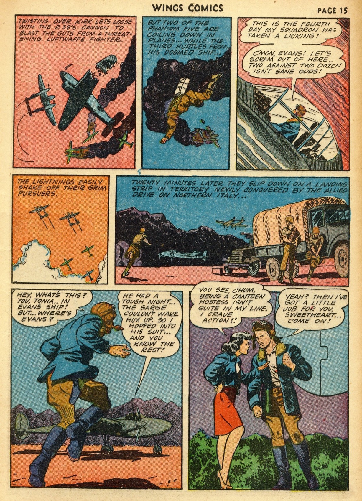 Read online Wings Comics comic -  Issue #32 - 17