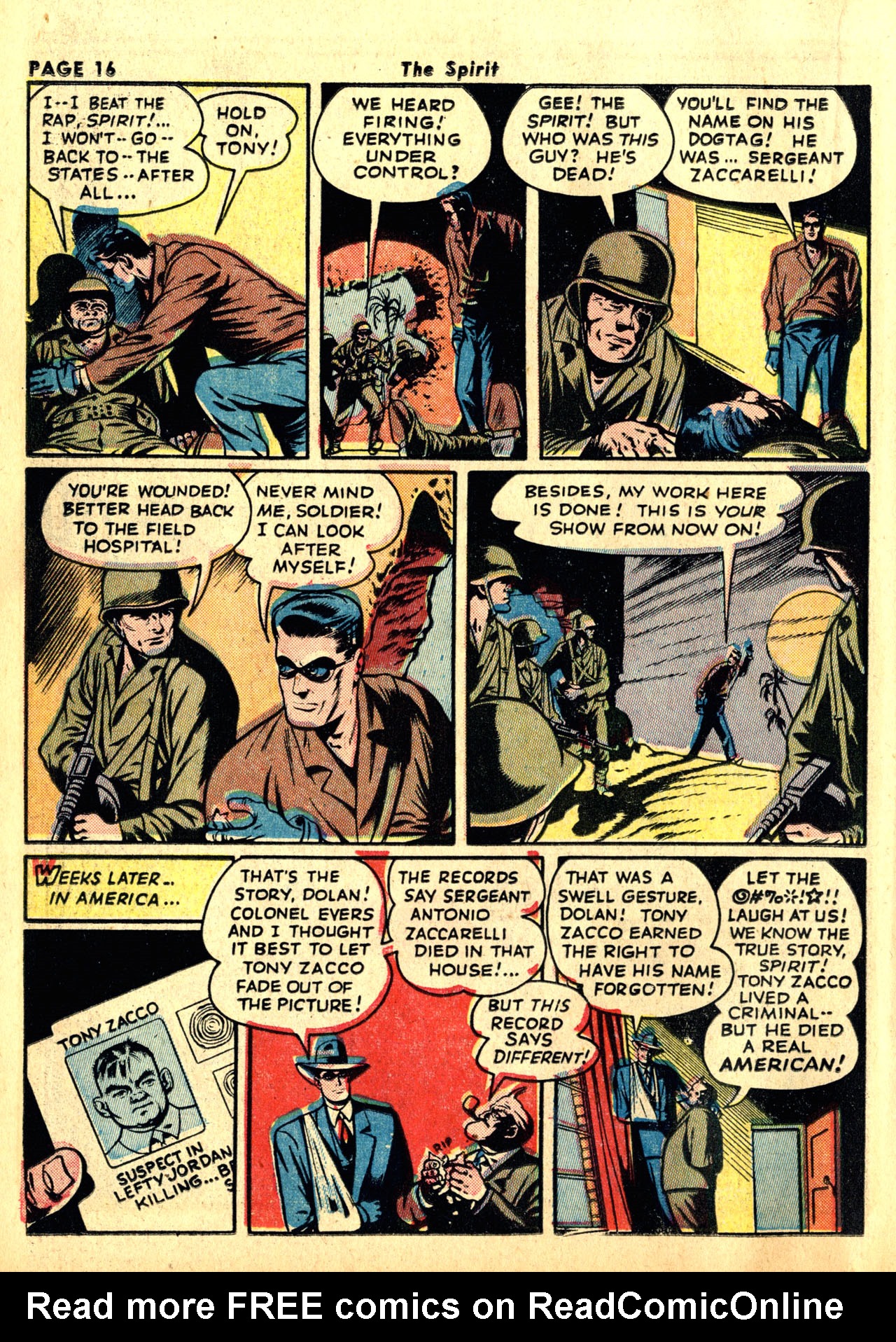 Read online The Spirit (1944) comic -  Issue #1 - 18