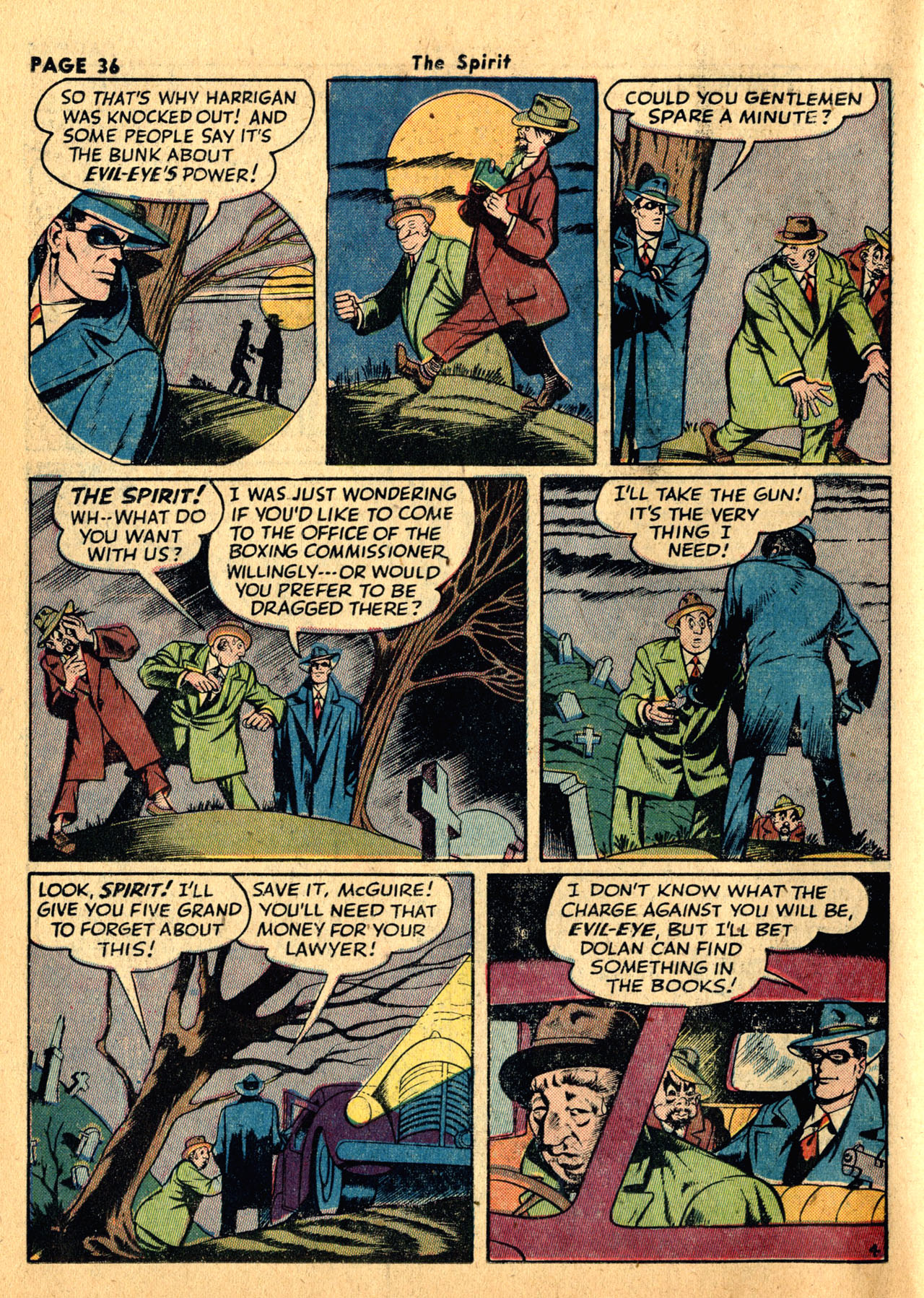 Read online The Spirit (1944) comic -  Issue #1 - 38