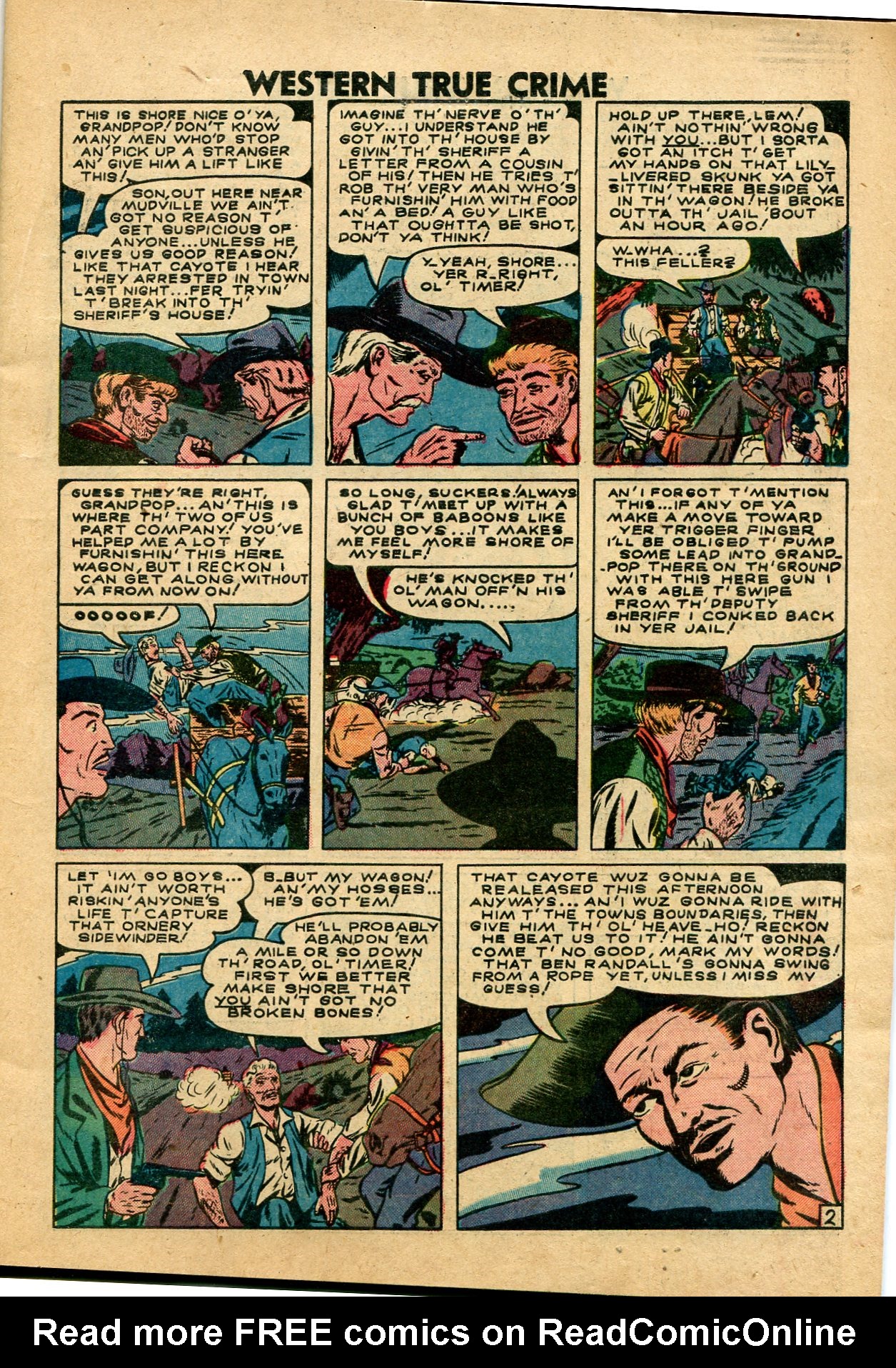 Read online Western True Crime comic -  Issue #5 - 3