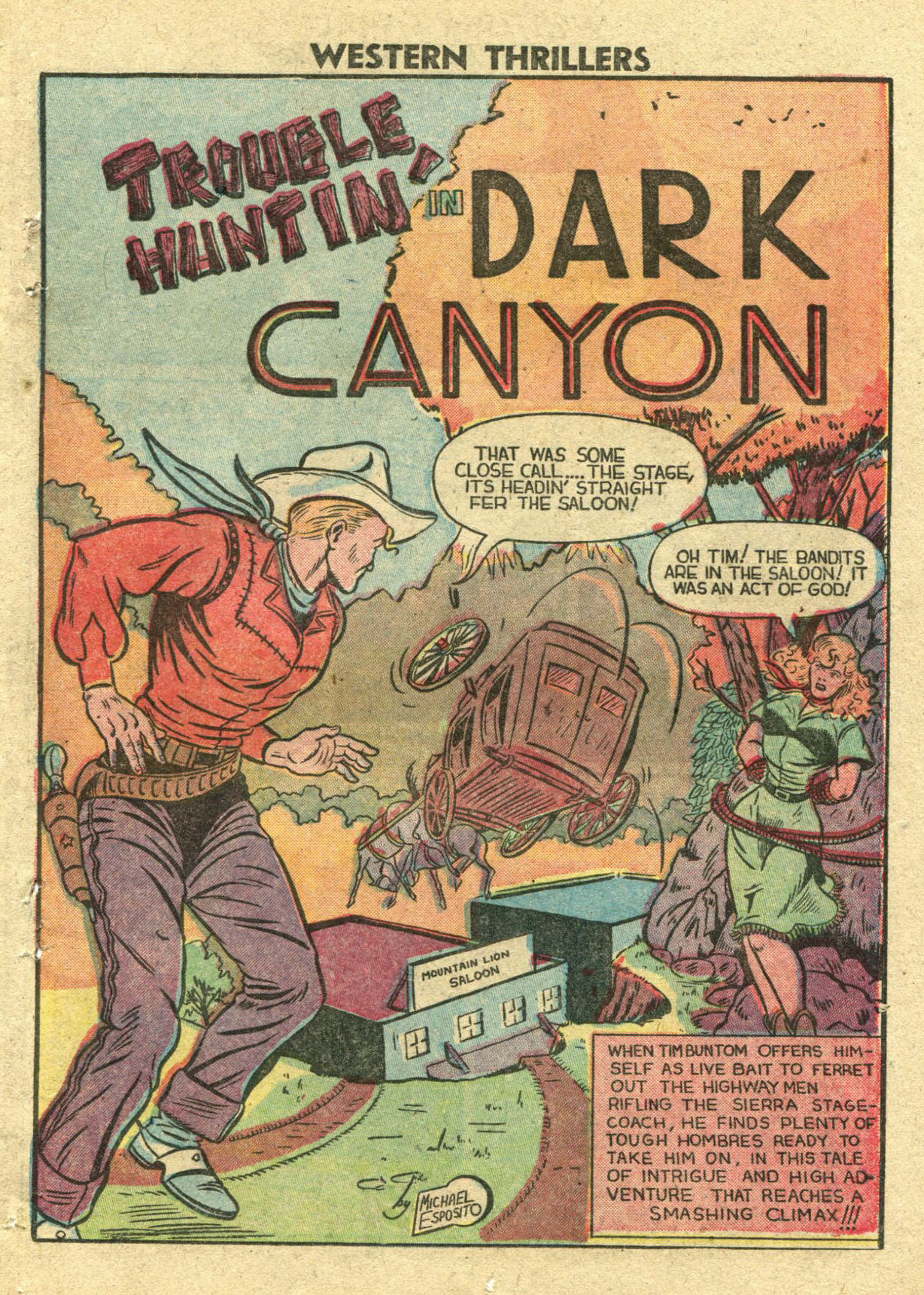 Read online Western Thrillers (1948) comic -  Issue #4 - 13