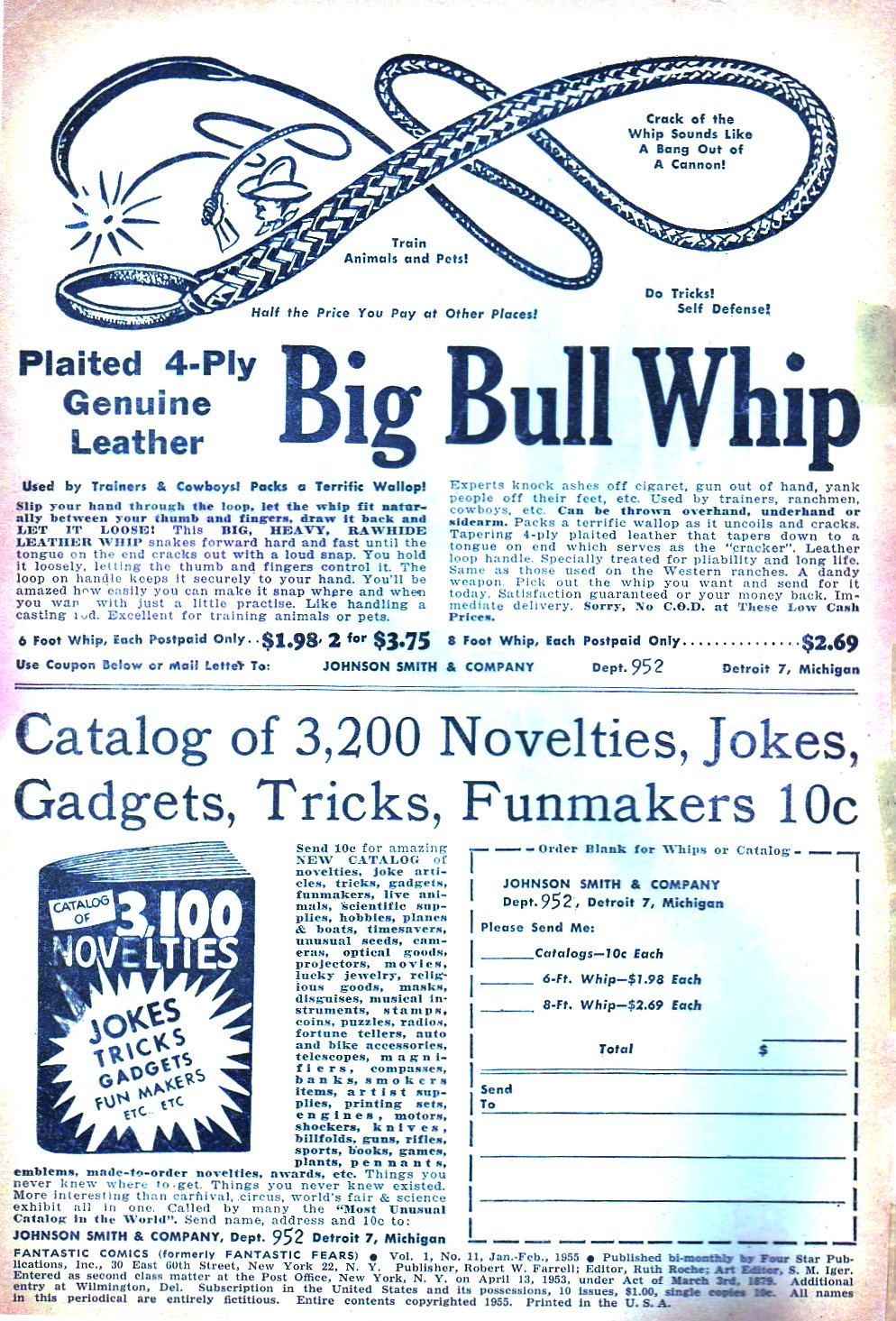 Read online Fantastic Comics (1954) comic -  Issue #11 - 2