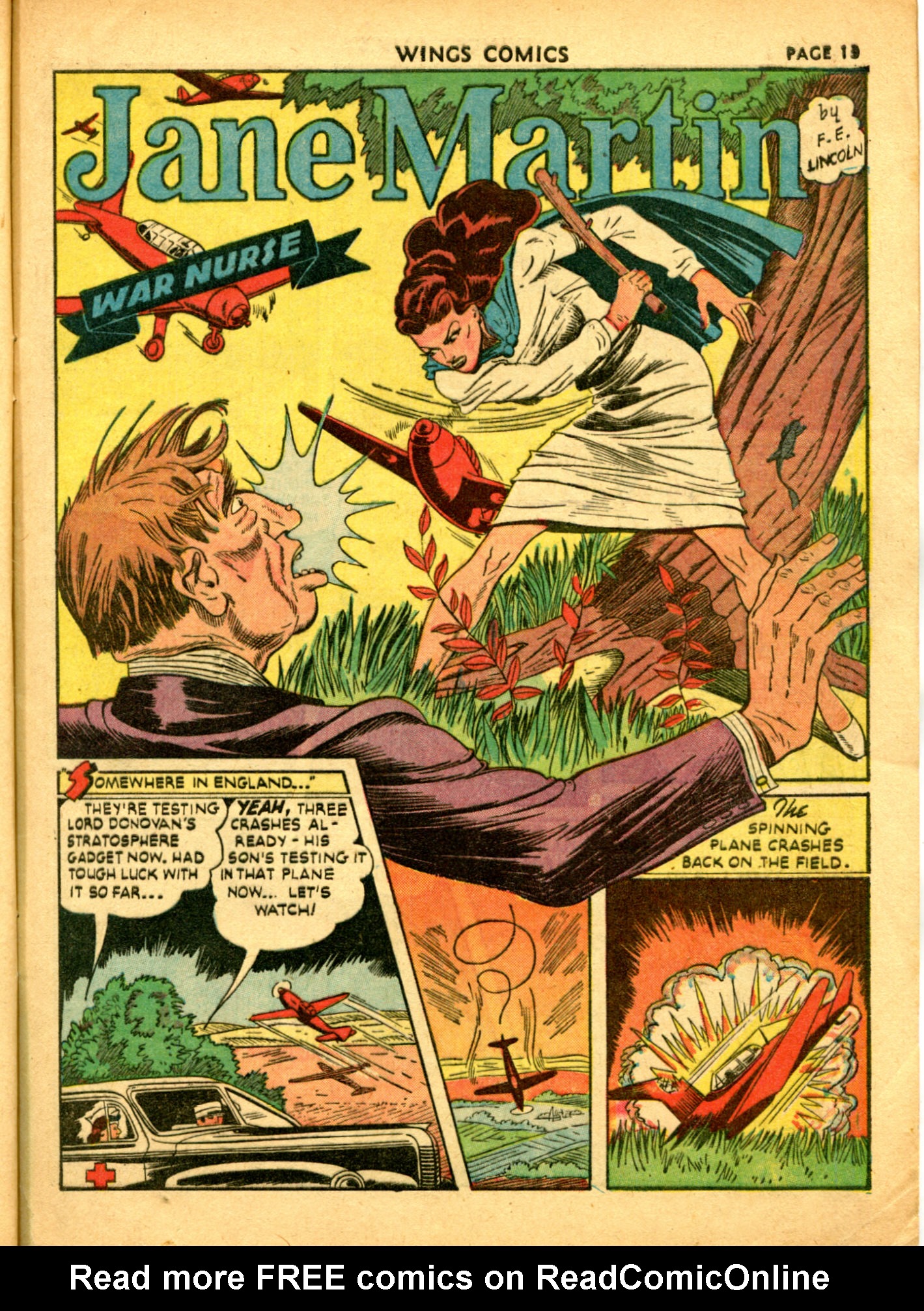 Read online Wings Comics comic -  Issue #19 - 16