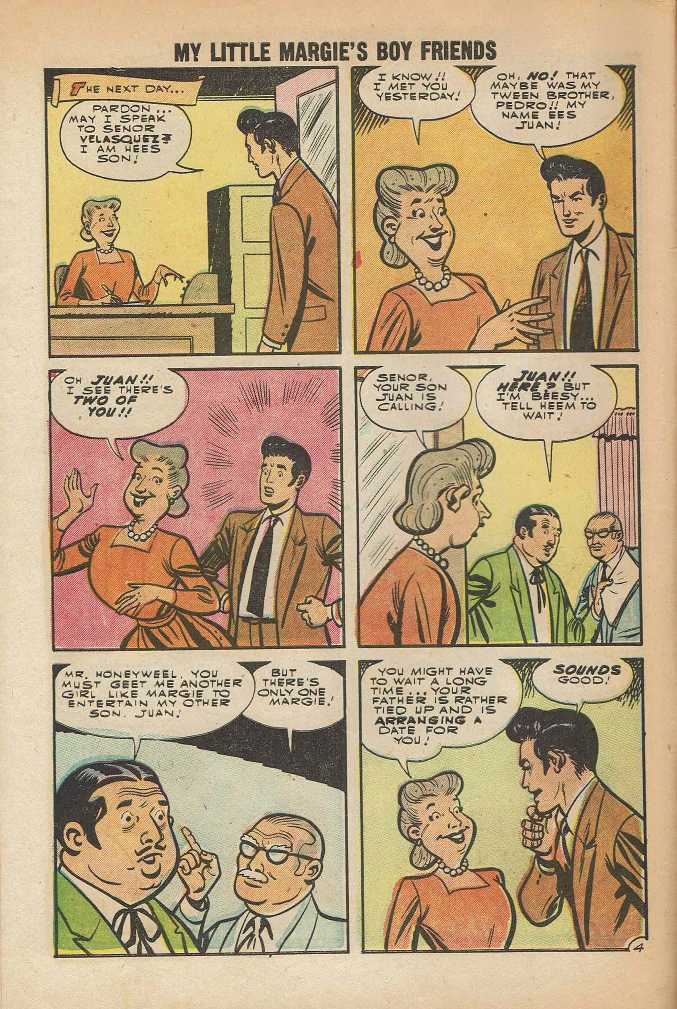 Read online My Little Margie's Boy Friends comic -  Issue #1 - 6