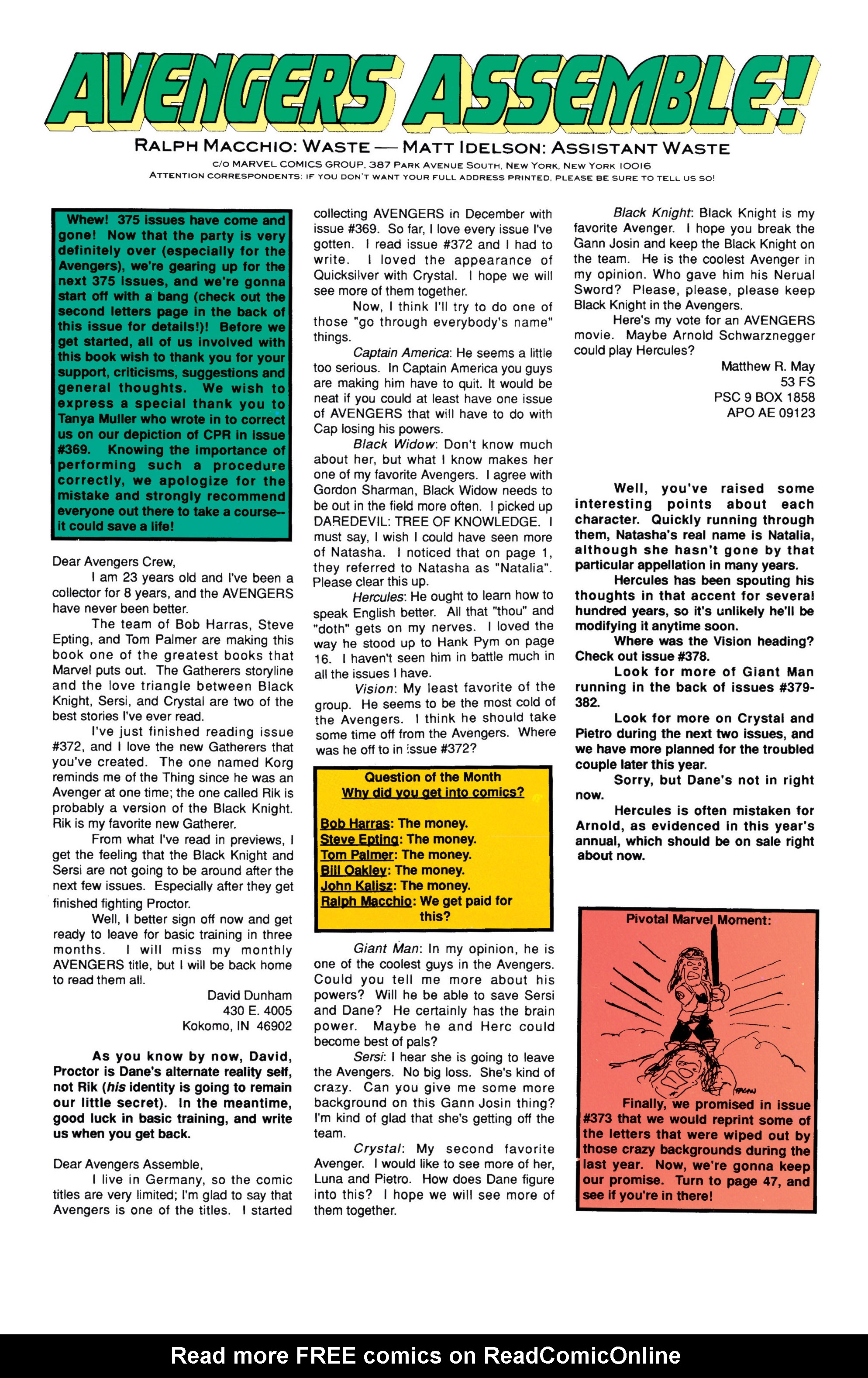 Read online The Avengers (1963) comic -  Issue #375 - 37