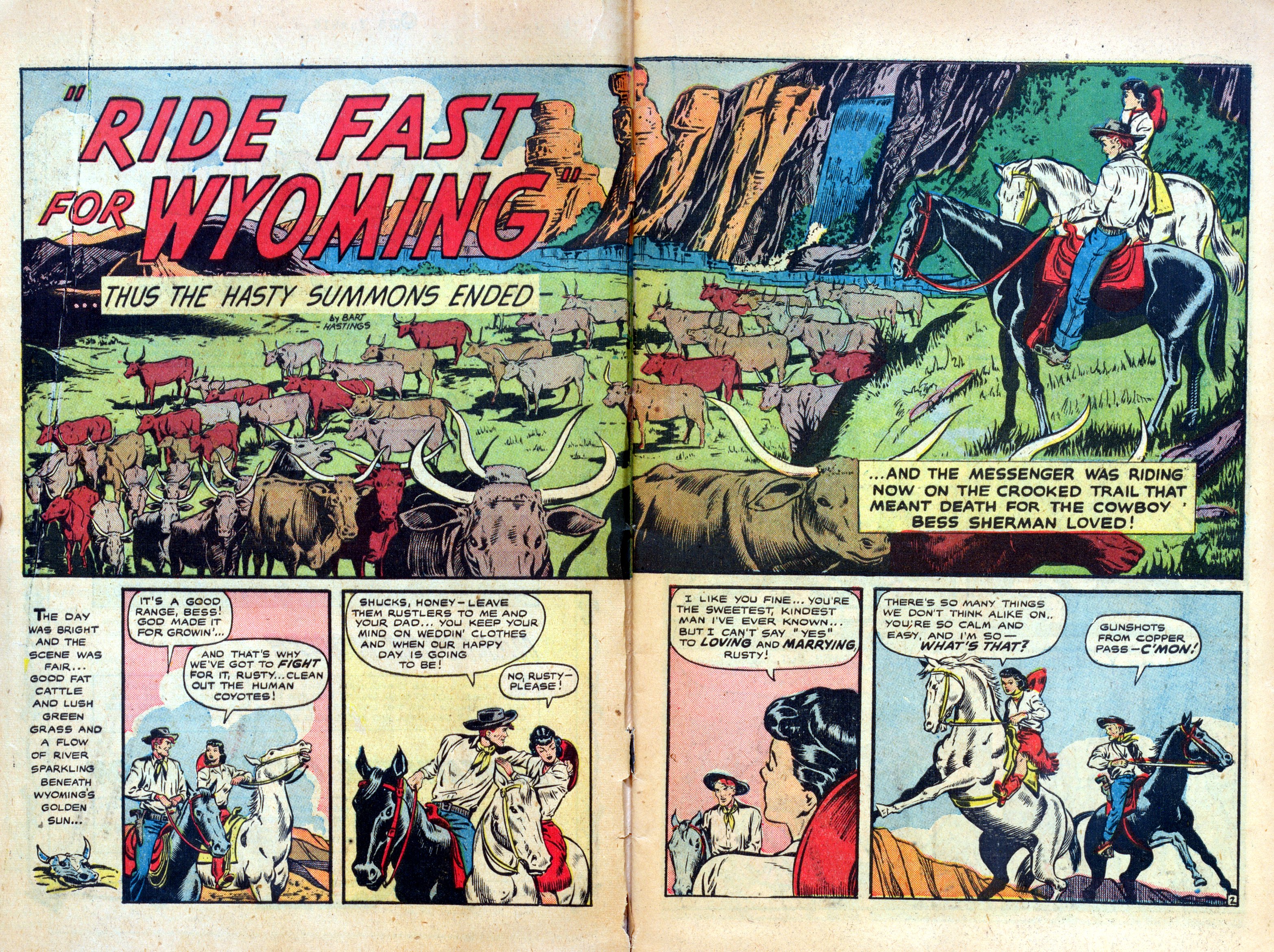 Read online Cowgirl Romances (1950) comic -  Issue #1 - 53