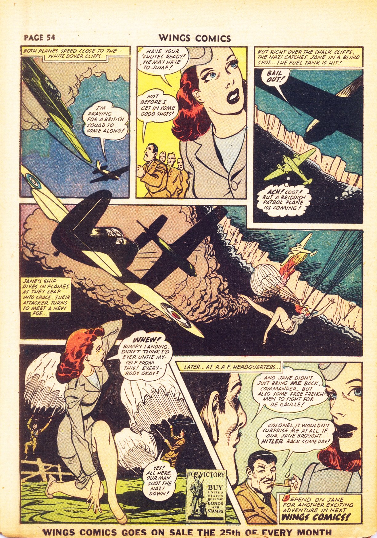 Read online Wings Comics comic -  Issue #24 - 56