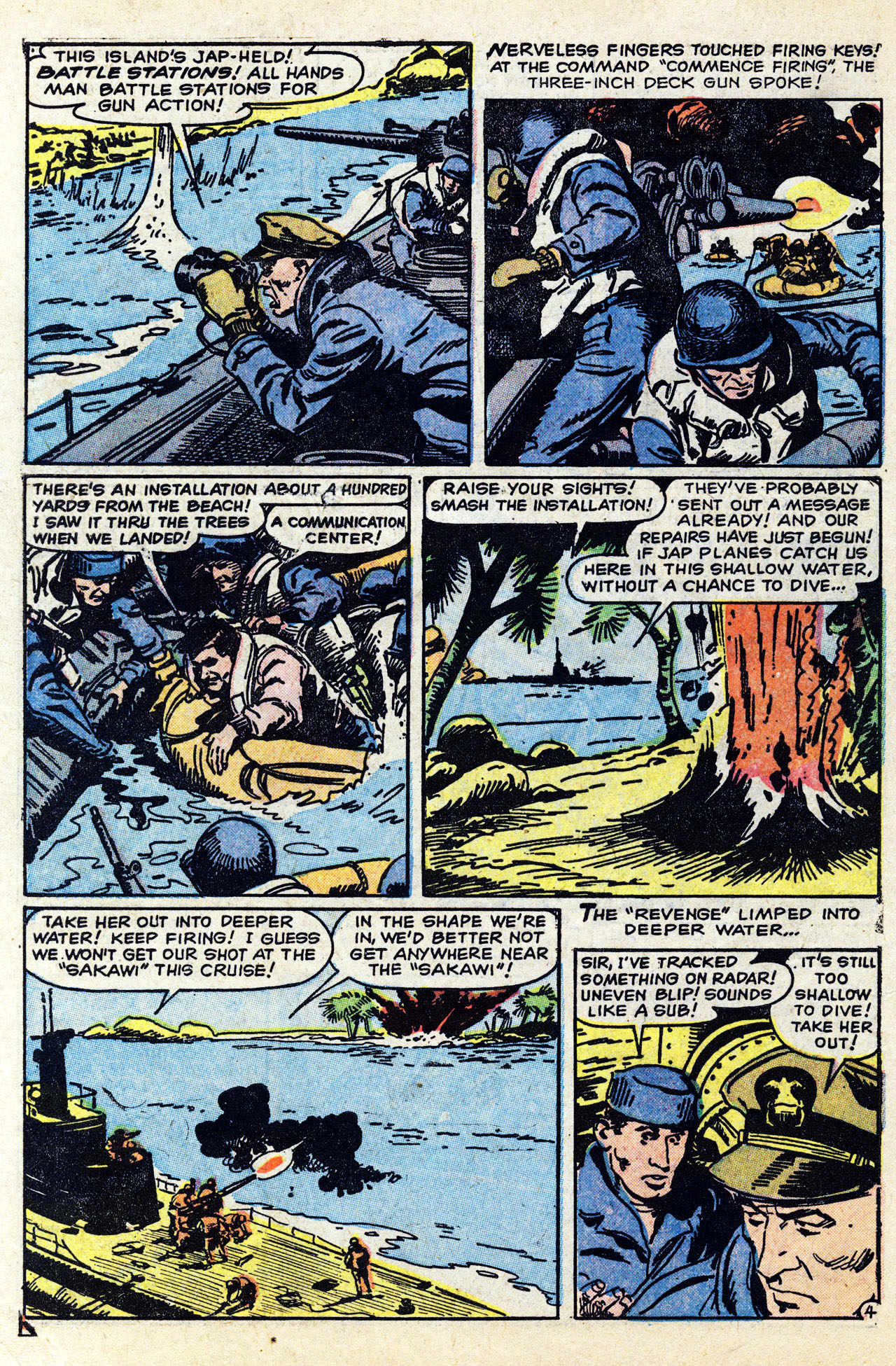 Read online Navy Action (1957) comic -  Issue #18 - 6