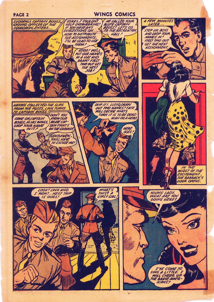 Read online Wings Comics comic -  Issue #28 - 5