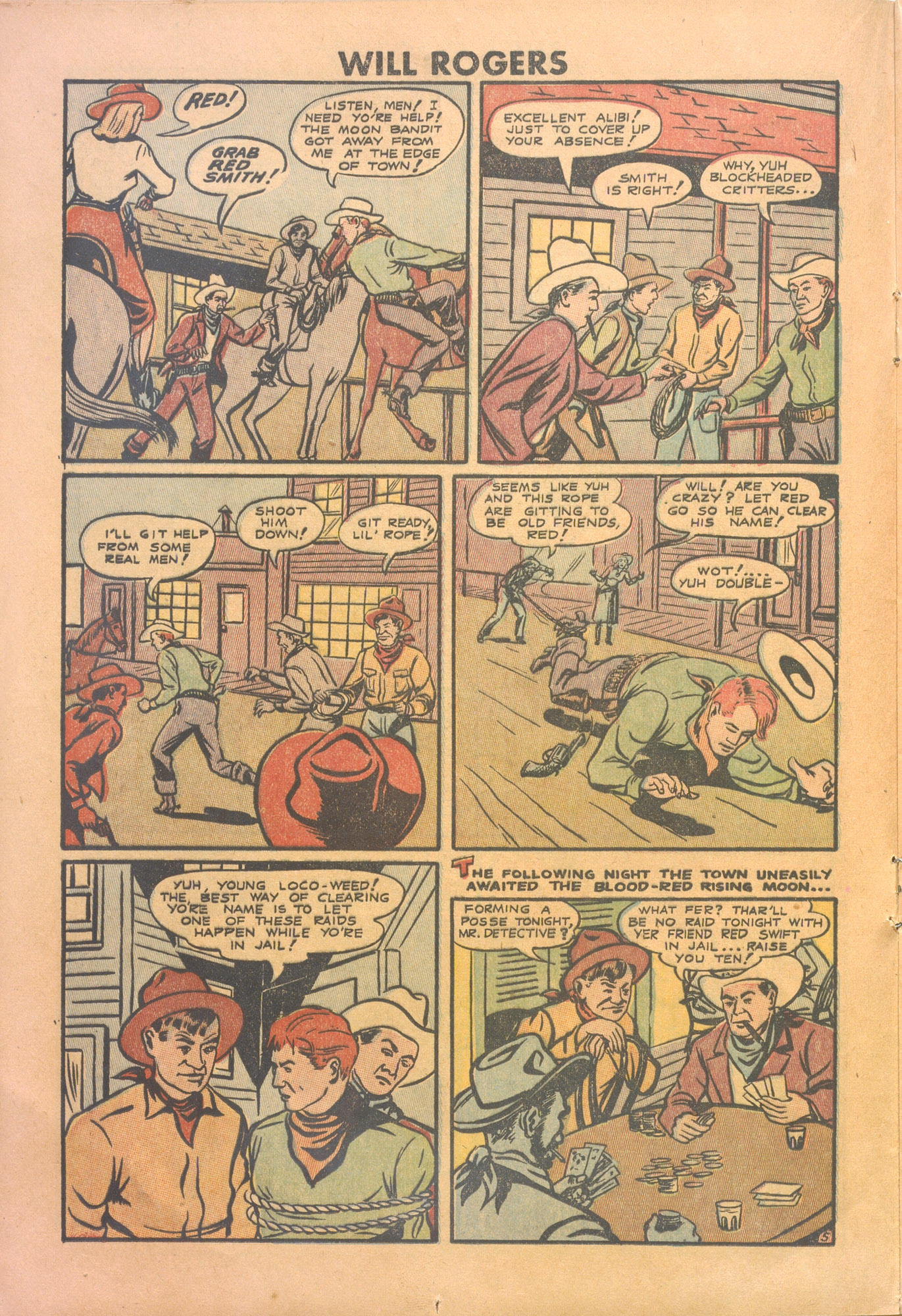 Read online Will Rogers Western comic -  Issue #5 - 16