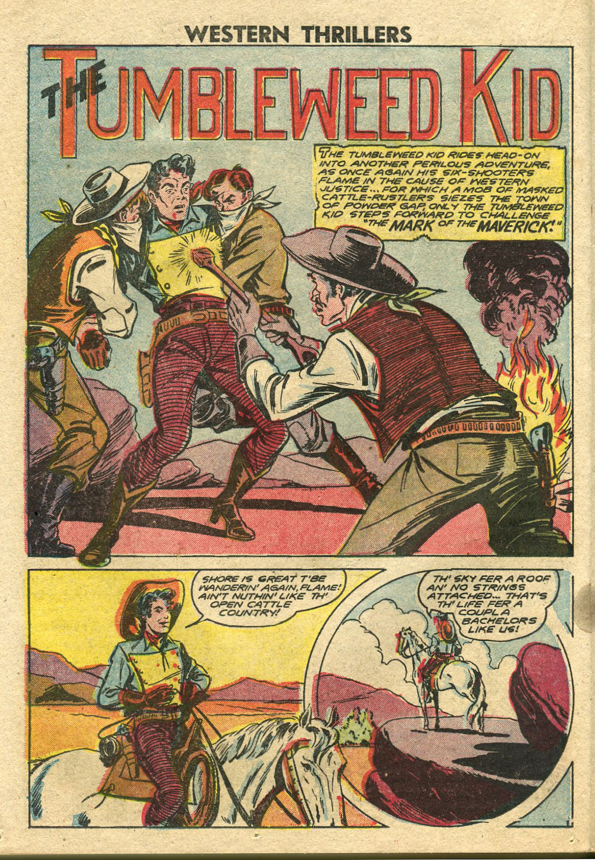 Read online Western Thrillers (1948) comic -  Issue #3 - 24