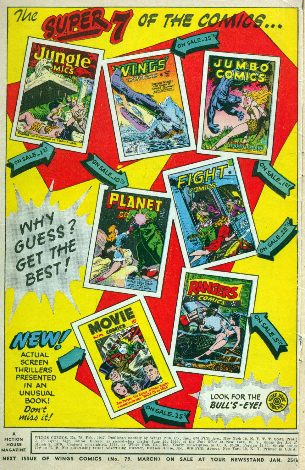 Read online Wings Comics comic -  Issue #78 - 2