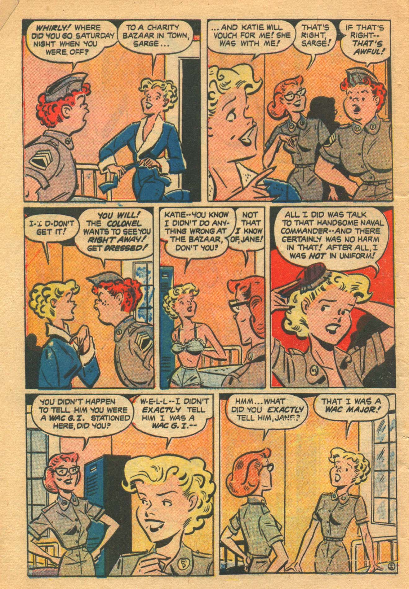 Read online G. I. Jane (1953) comic -  Issue #5 - 3