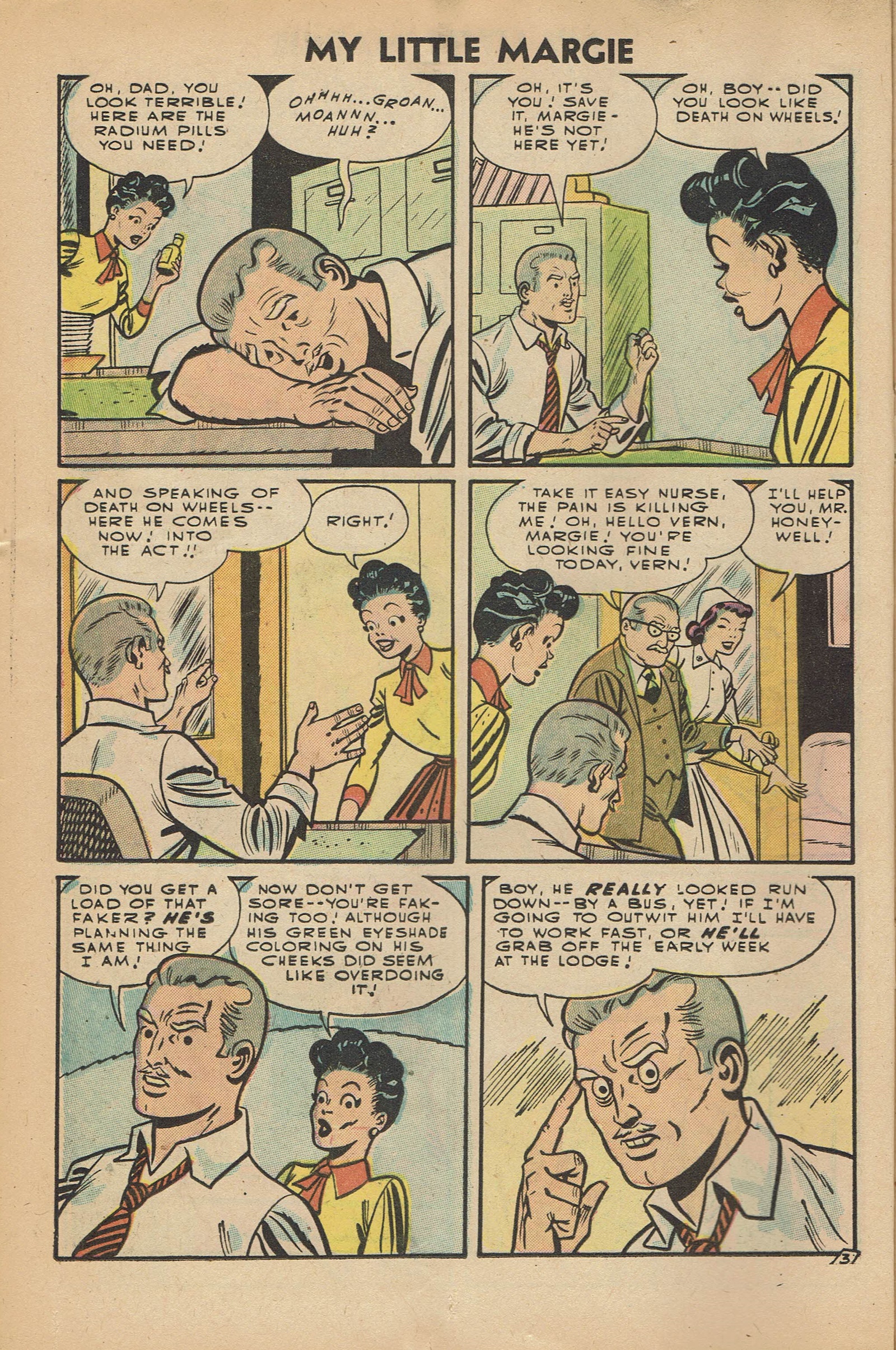 Read online My Little Margie (1954) comic -  Issue #9 - 12