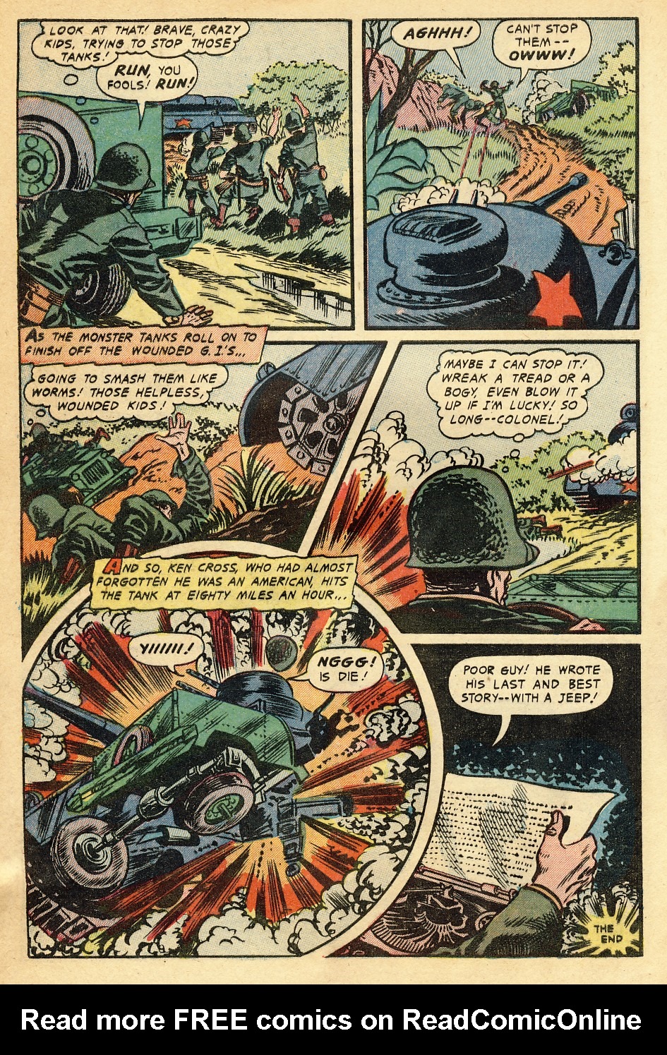 Read online G-I in Battle (1952) comic -  Issue #8 - 32