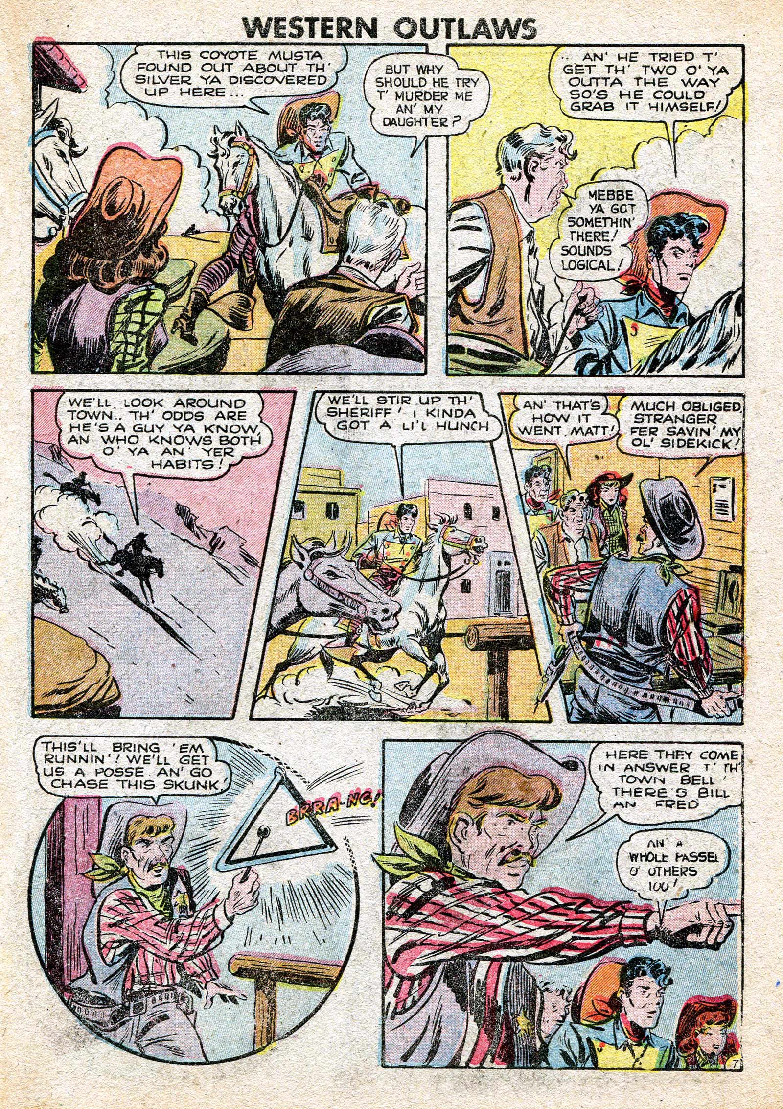 Read online Western Outlaws (1948) comic -  Issue #19 - 30