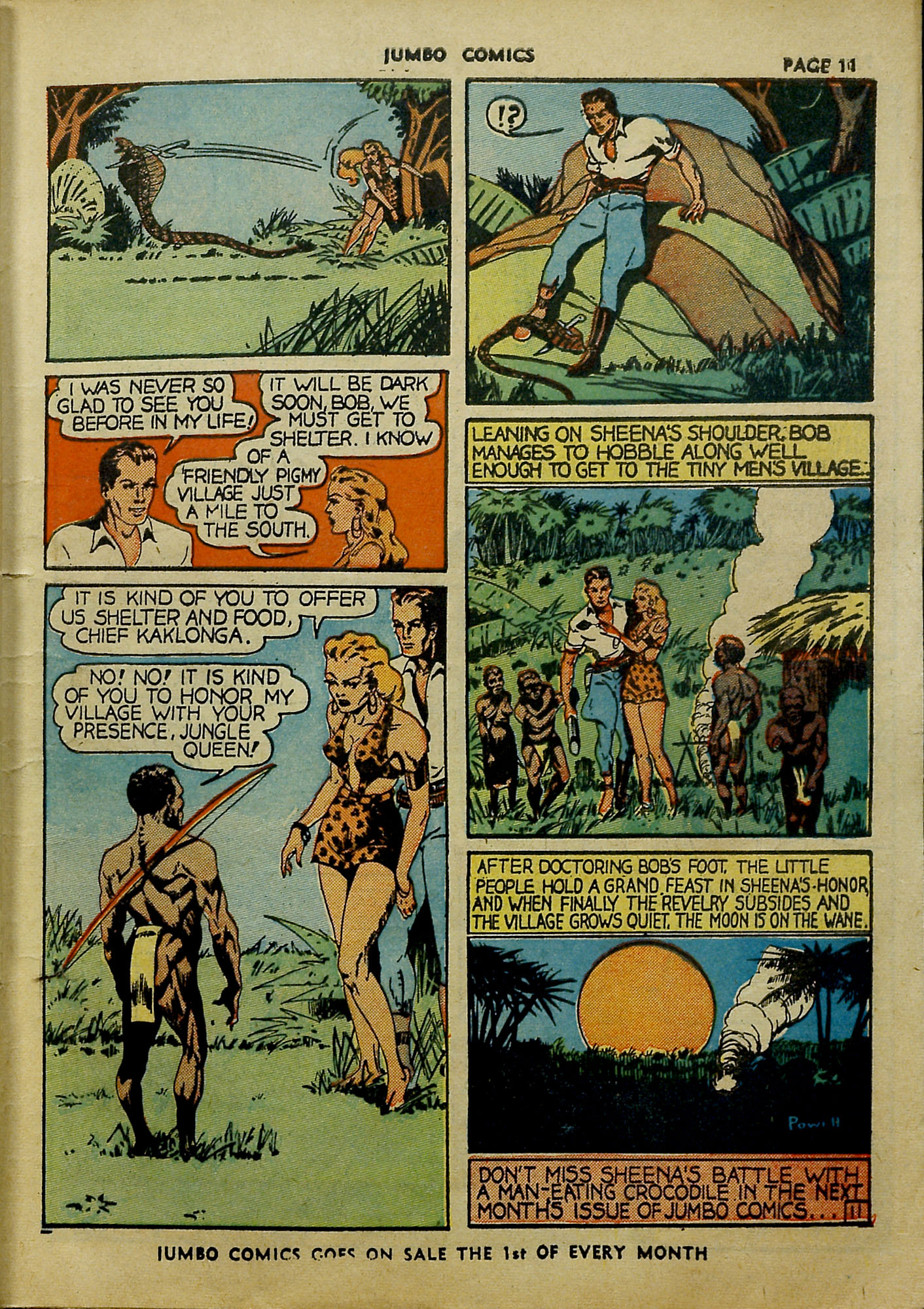 Read online Jumbo Comics comic -  Issue #13 - 13