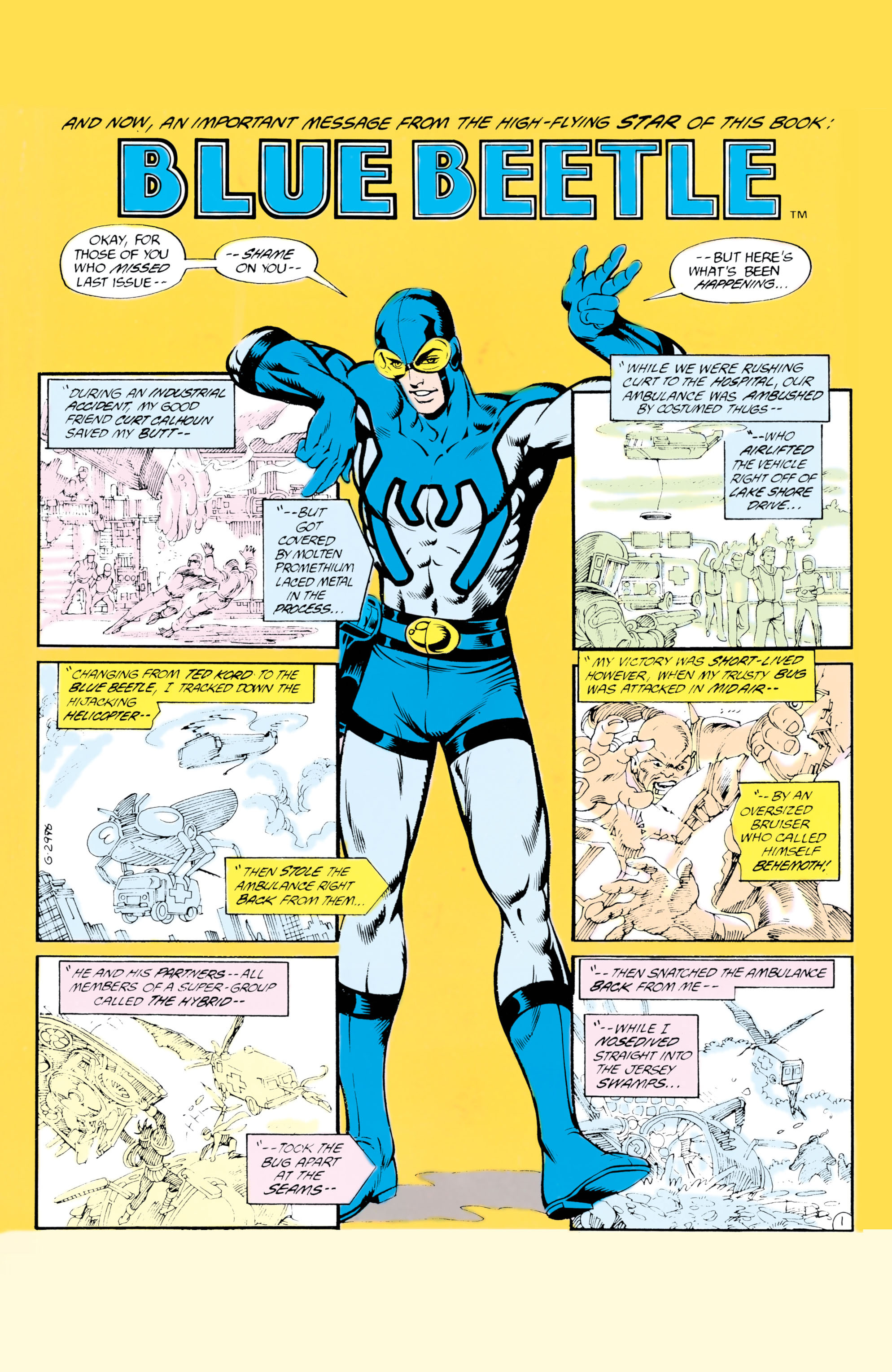 Read online Blue Beetle (1986) comic -  Issue #12 - 2