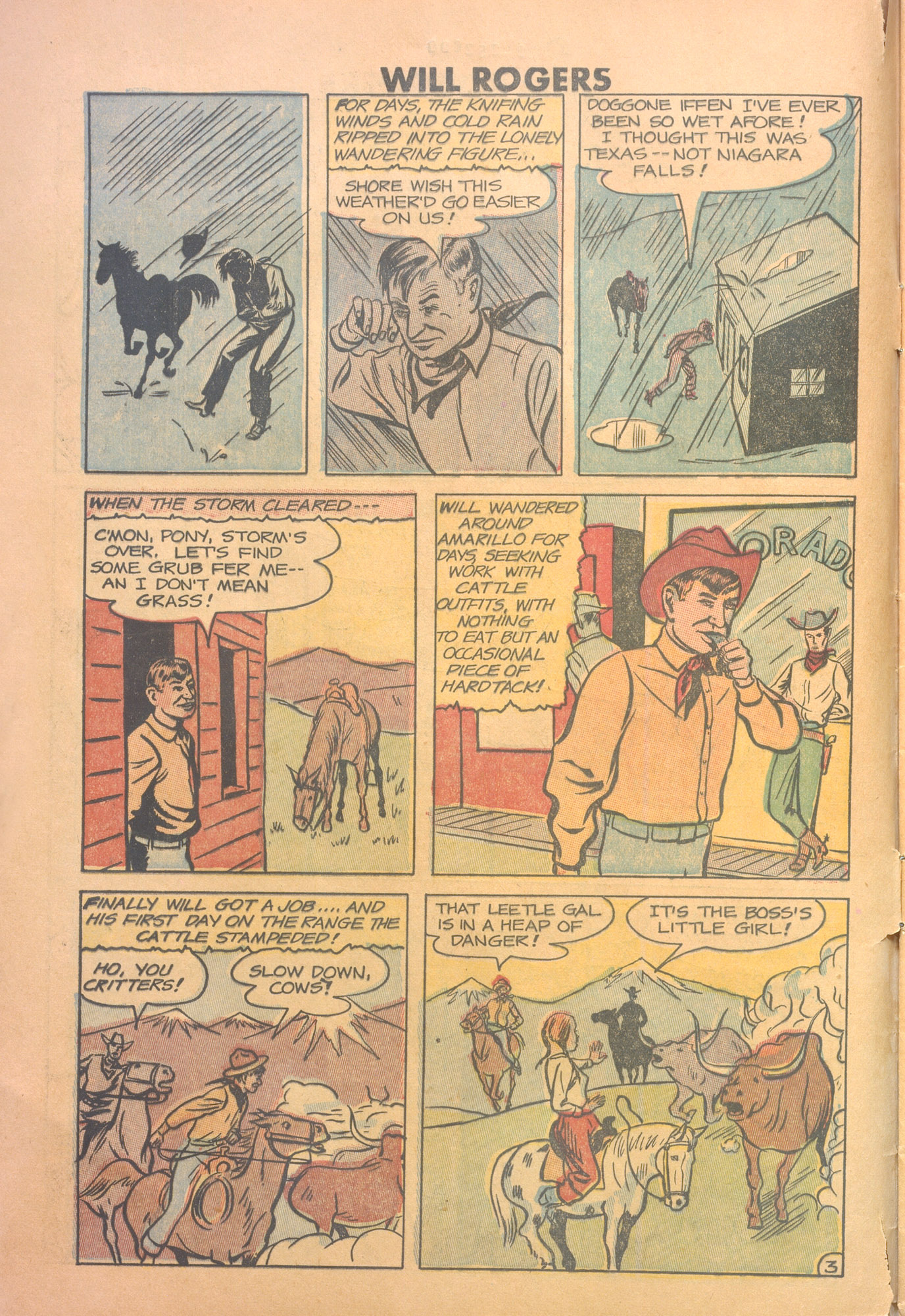 Read online Will Rogers Western comic -  Issue #5 - 4