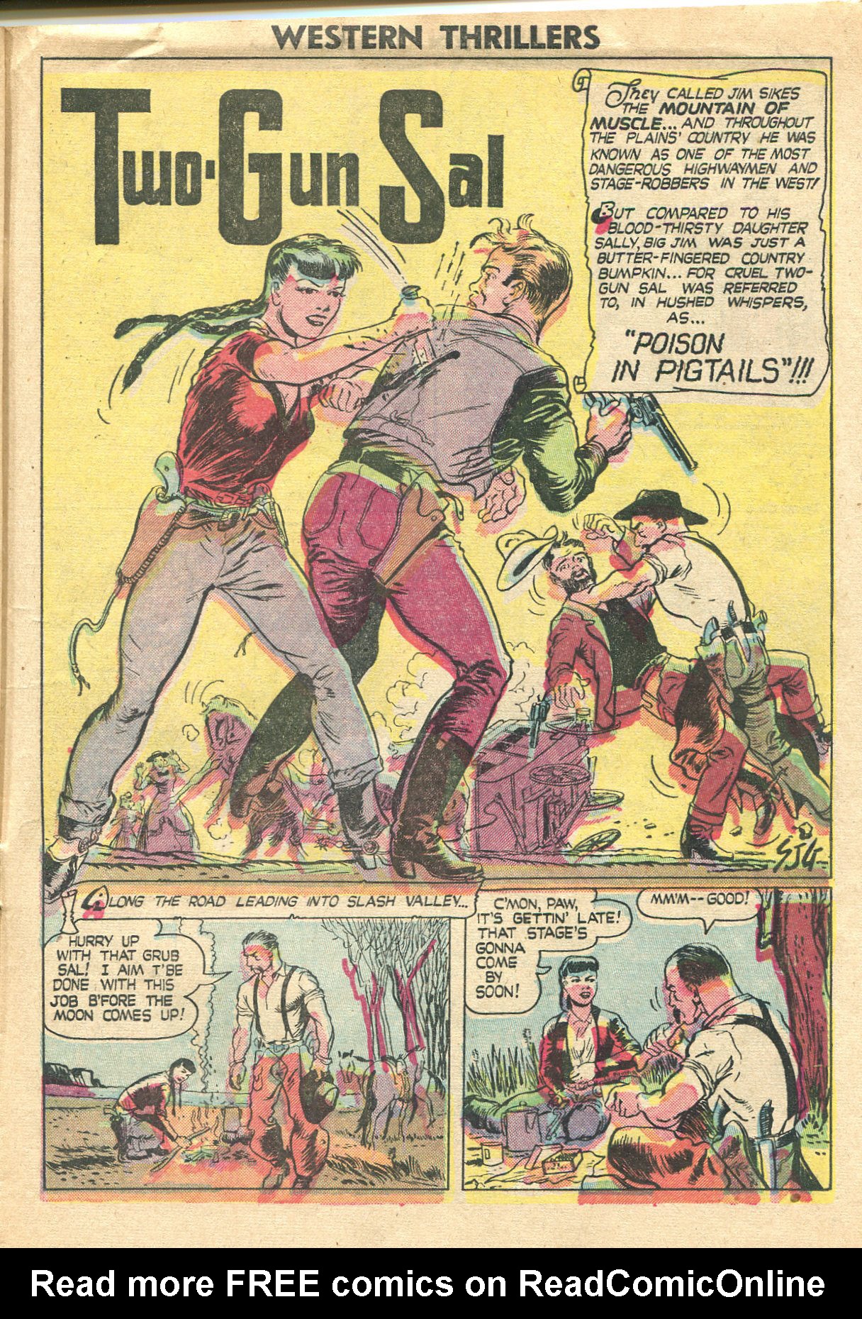 Read online Western Thrillers (1948) comic -  Issue #1 - 13