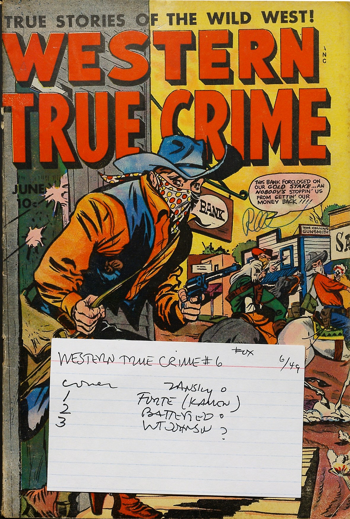Read online Western True Crime comic -  Issue #6 - 37