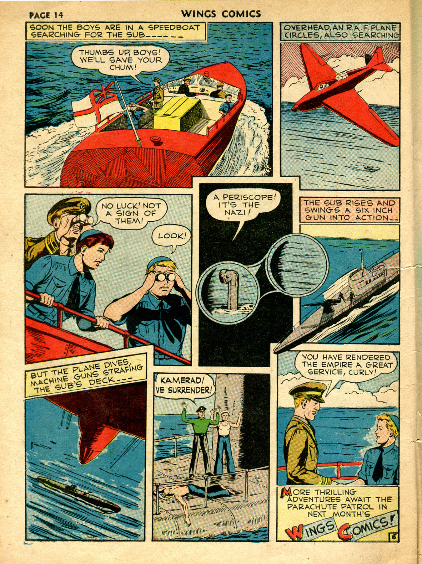 Read online Wings Comics comic -  Issue #15 - 16