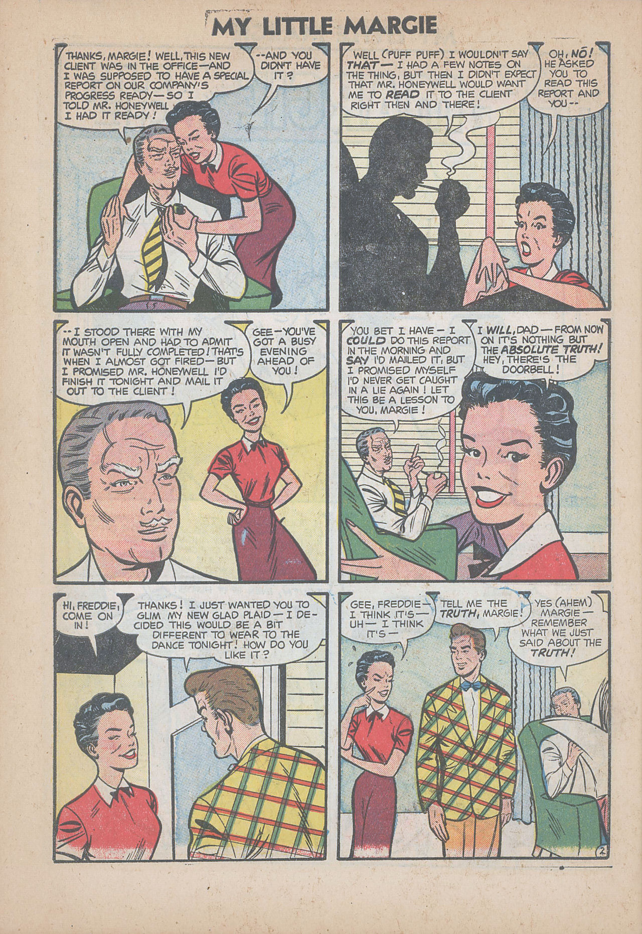 Read online My Little Margie (1954) comic -  Issue #3 - 30