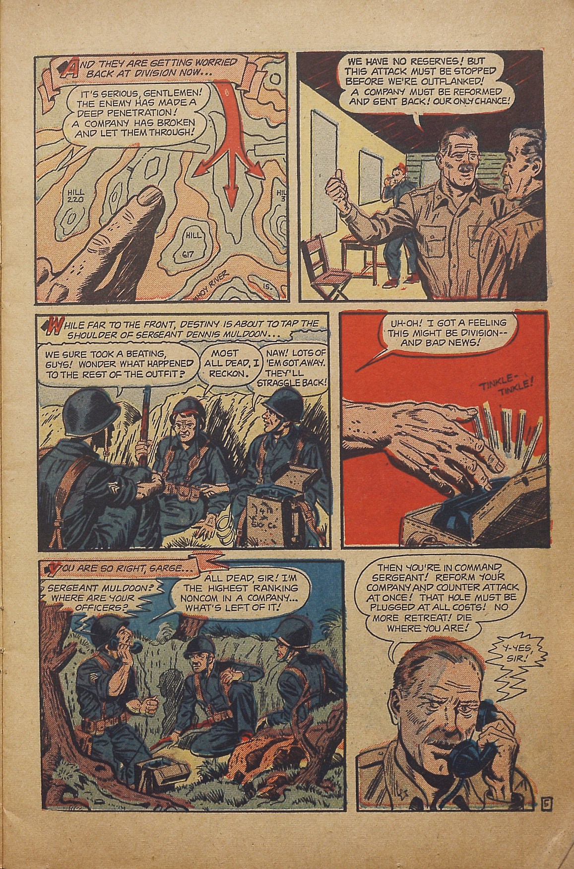 Read online G-I in Battle (1952) comic -  Issue #5 - 7