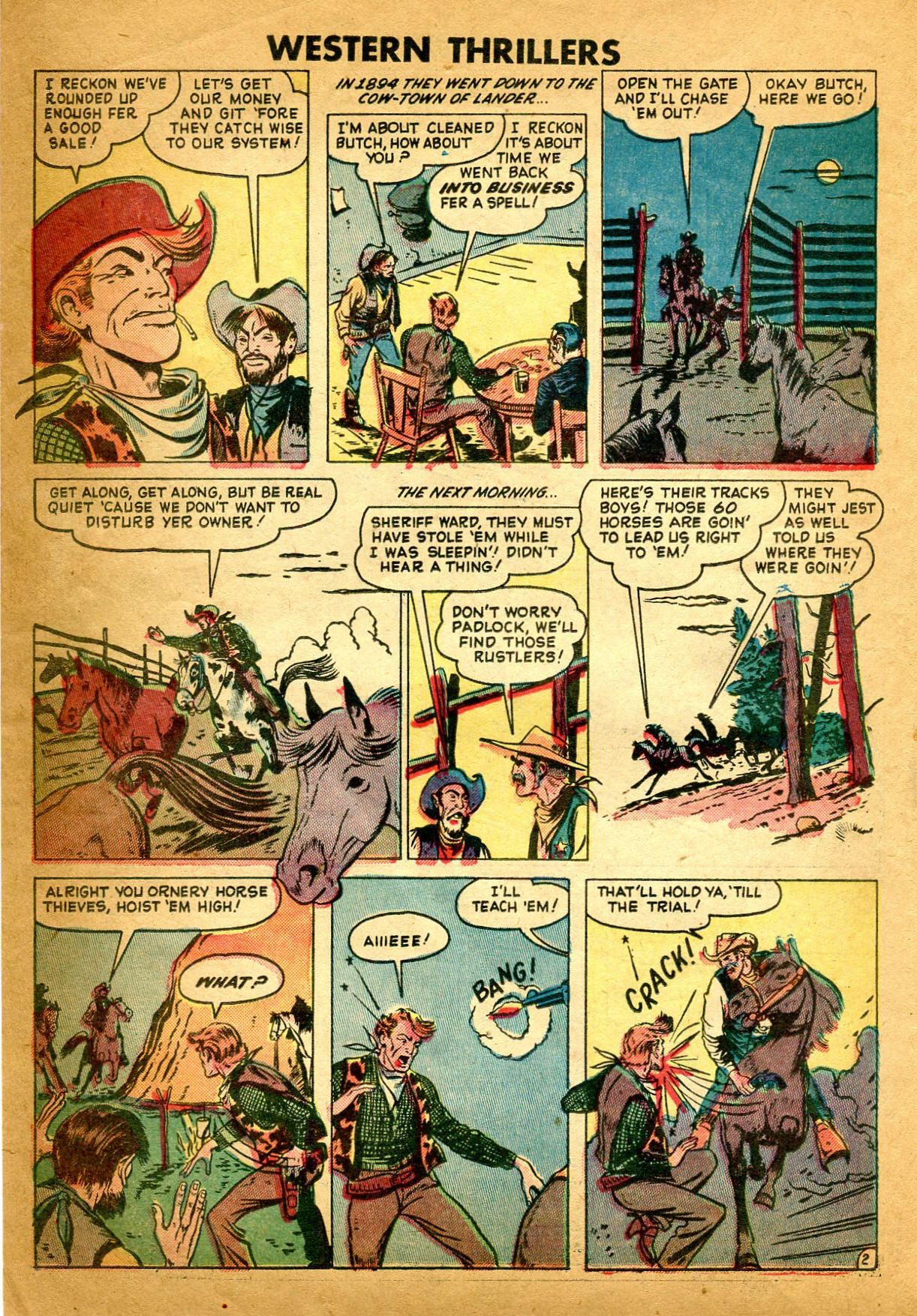 Read online Western Thrillers (1948) comic -  Issue #5 - 26