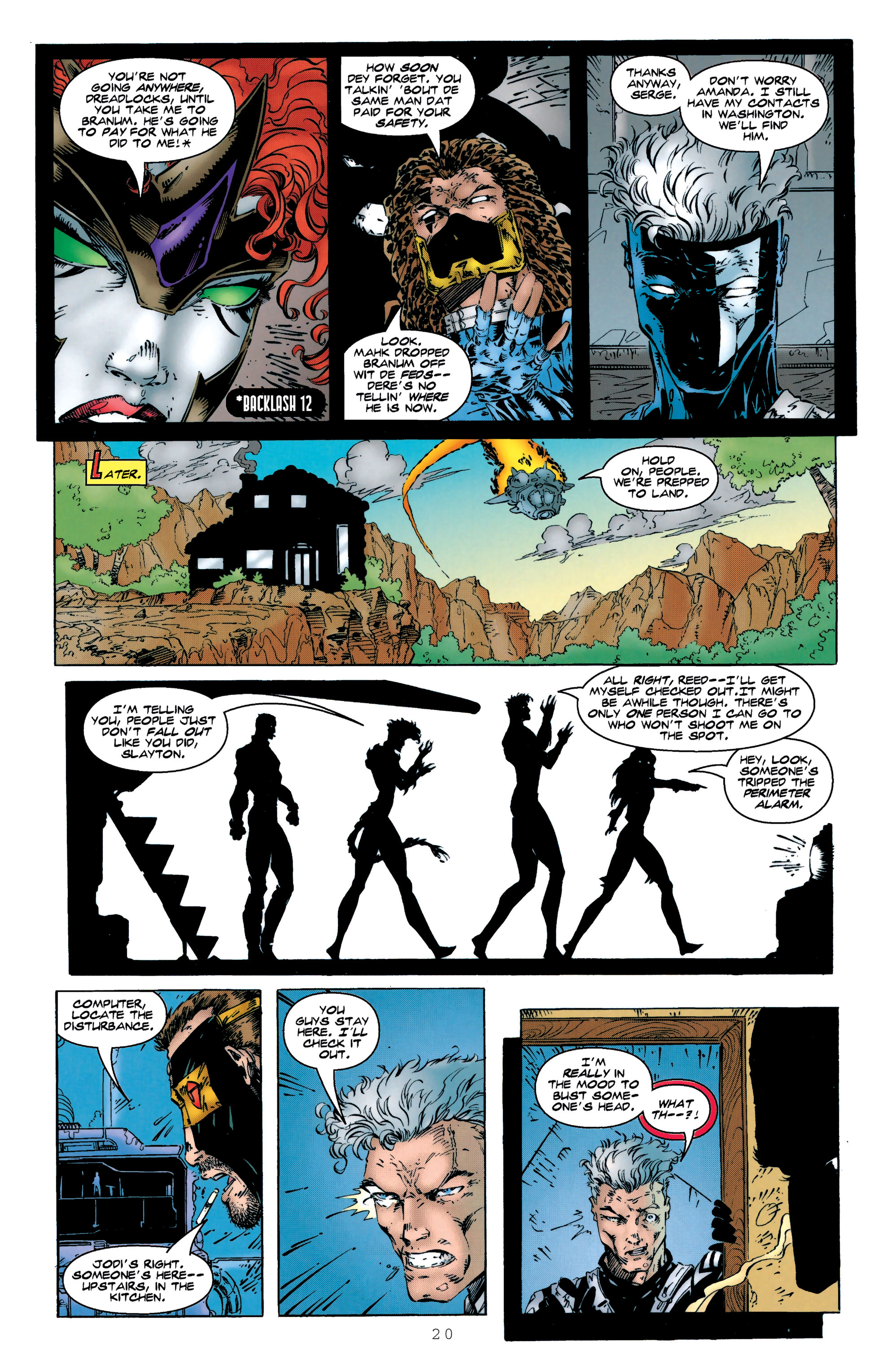 Read online Backlash comic -  Issue #14 - 20