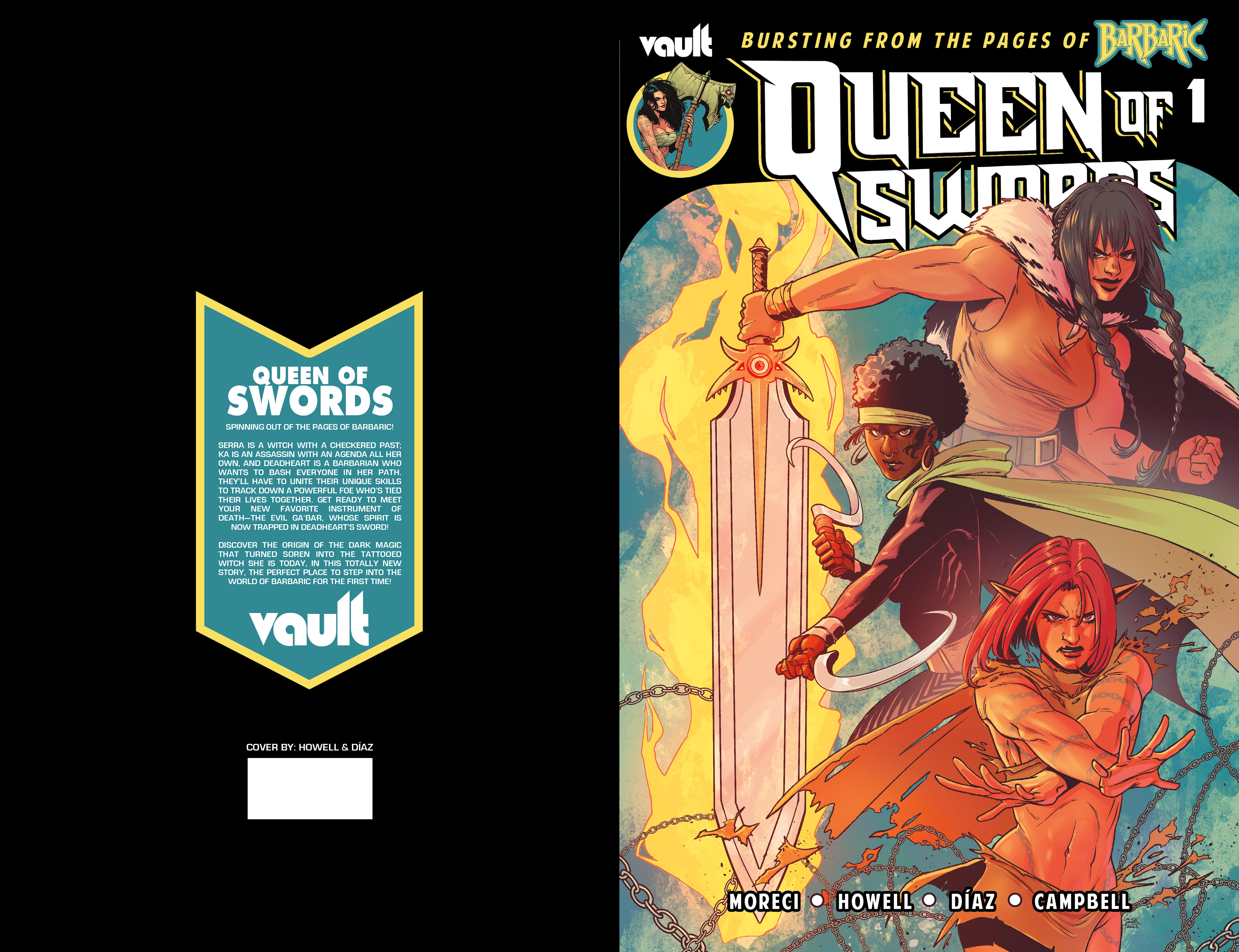Read online Queen of Swords: A Barbaric Story comic -  Issue #1 - 1