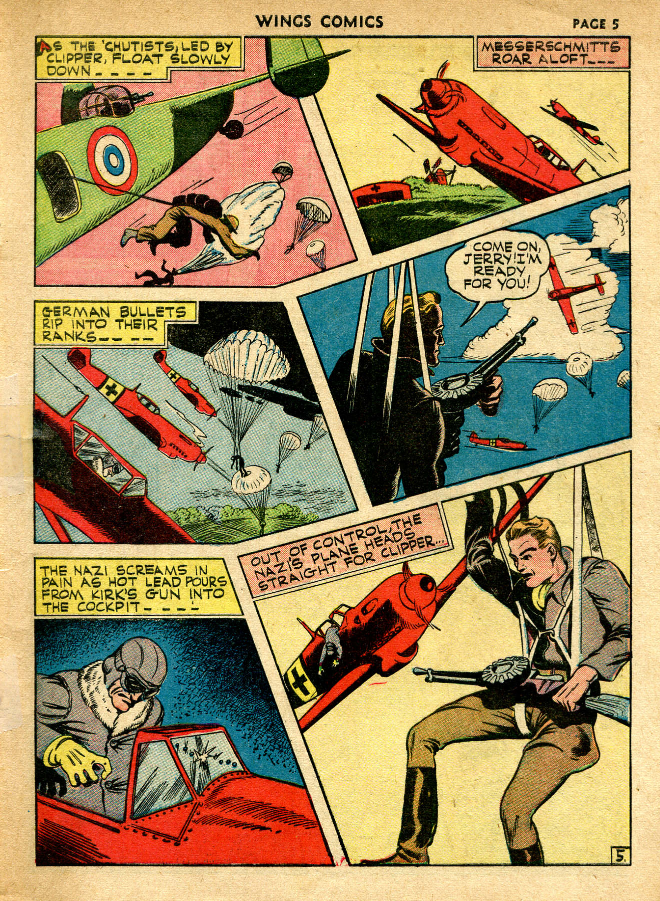 Read online Wings Comics comic -  Issue #15 - 7