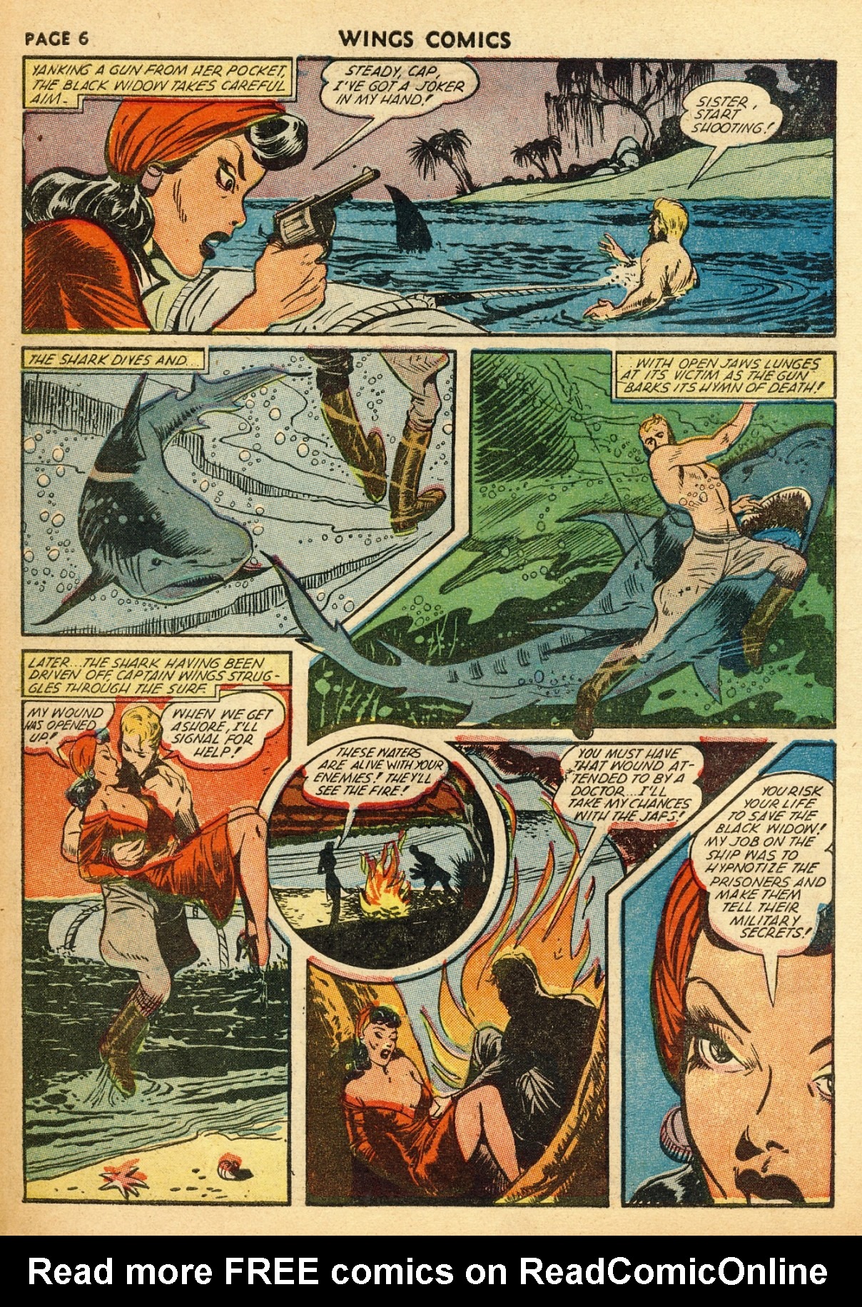 Read online Wings Comics comic -  Issue #29 - 8